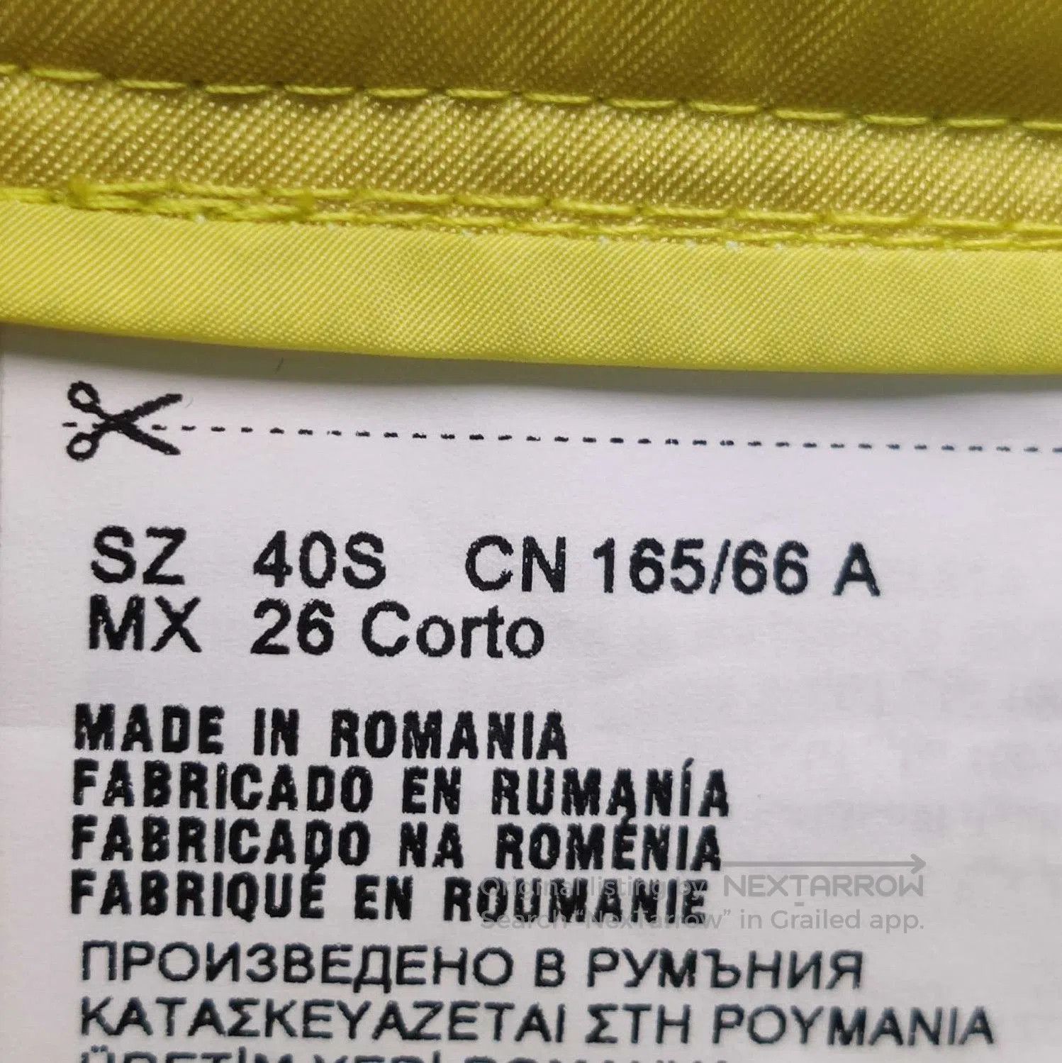 Prada Prada Yellow Belted Shorts with Pouch . Size 39" - 6 Thumbnail