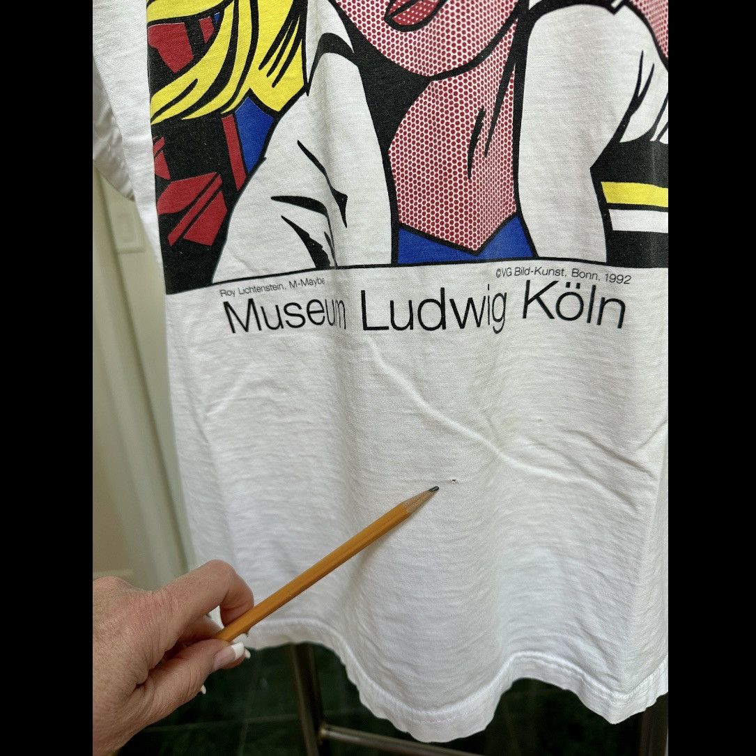 Other VINTAGE 1992 te NEUES ROY LICHTENSTEIN M-MAYBE POP ART TEE Size US XL / EU 56 / 4 - 3 Thumbnail