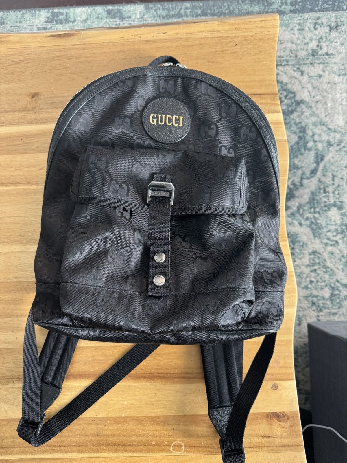 image of Gucci Off The Grid Eco Nylon Backpack - Black, Men's