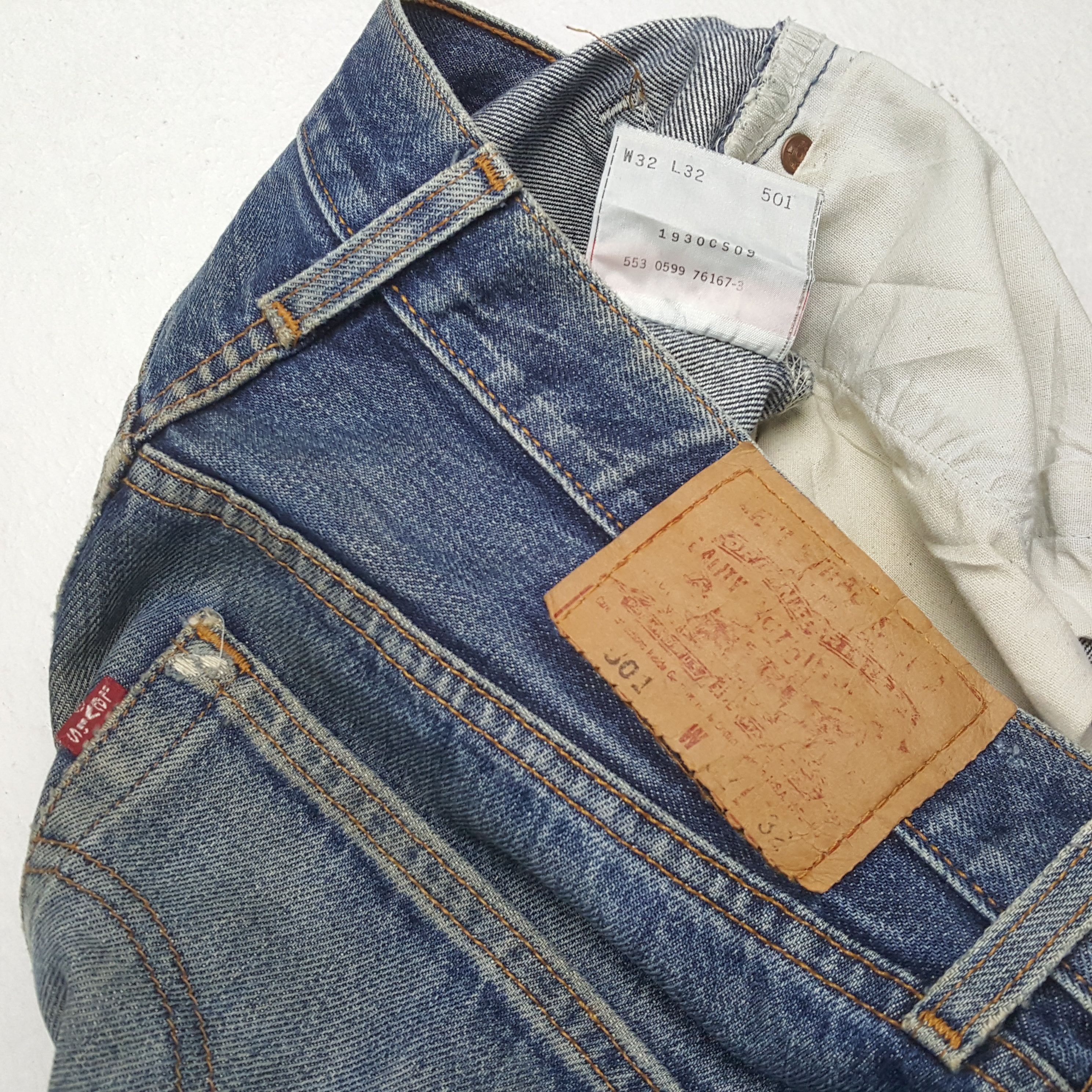 Levi's × Vintage LEVI'S 501 Fashion Streetwear Style Distressed Jeans Size US 30 / EU 46 - 14 Thumbnail