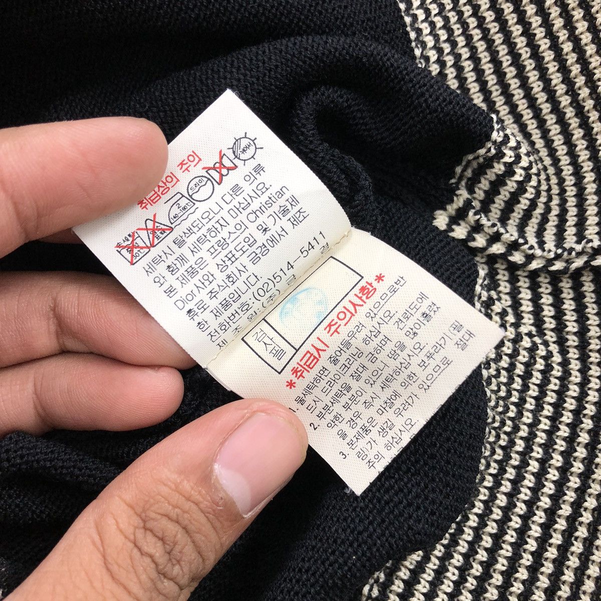Christian Dior Monsieur × Dior × Vintage Vintage Christian Dior Monsieur Stripe Italian Designer Vest Size US L / EU 52-54 / 3 - 7 Thumbnail