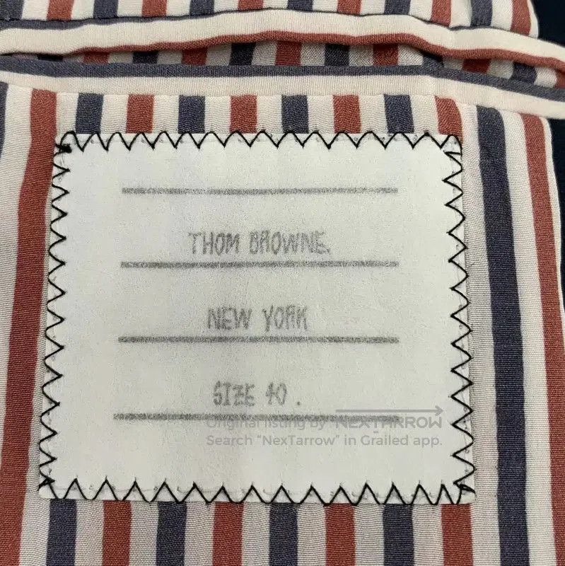 Thom Browne Thom Browne Navy Cotton Women's Jacket . Size M / US 6-8 / IT 42-44 - 5 Thumbnail