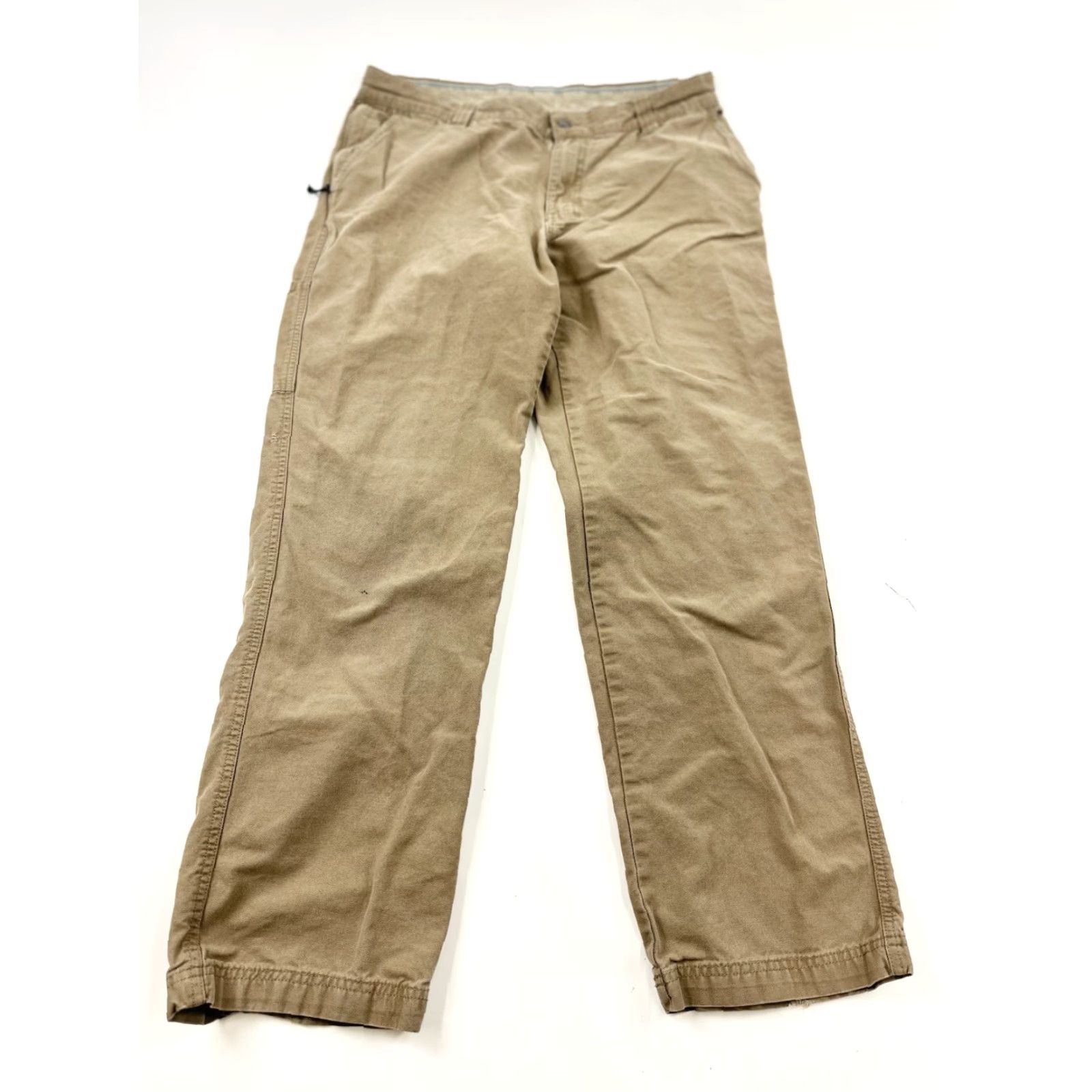 Vintage Columbia Pants Men 36x32 Khaki Carpenter Canvas Workwear Utility Pants Smoking? Size US 34 / EU 50 - 2 Thumbnail