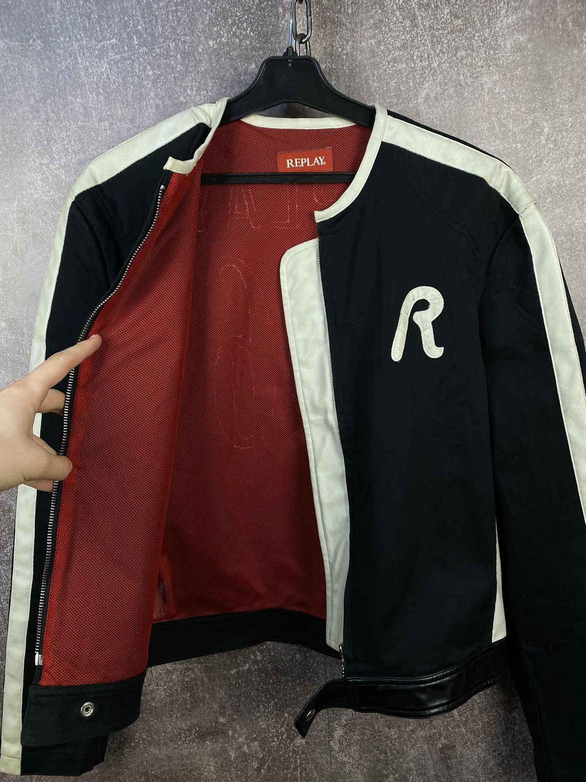 Replay Vintage Y2K Light Leather jacket Replay Hype rare Size US L / EU 52-54 / 3 - 5 Thumbnail