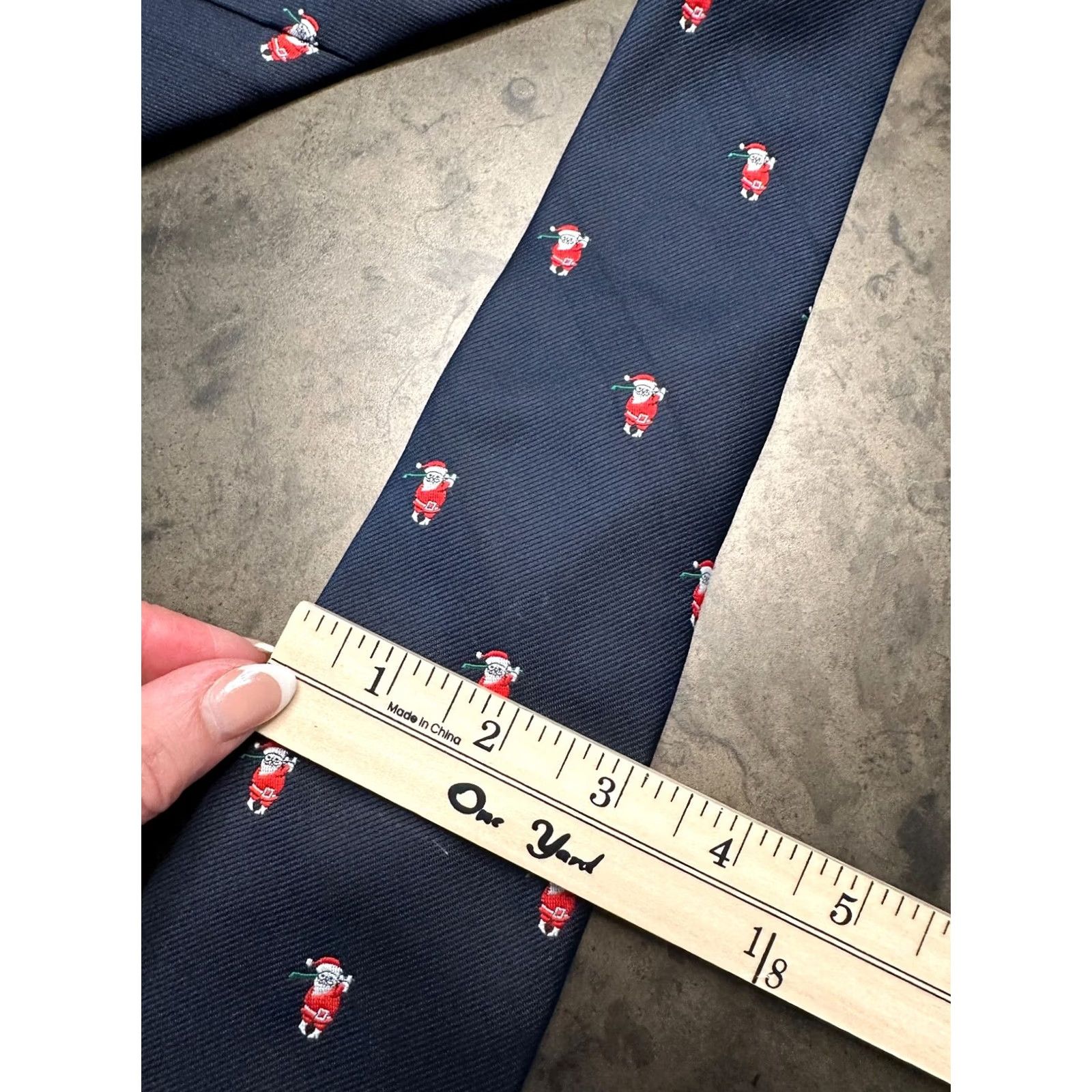 Vintage ALYNN GOLF SANTA TIE MENS Size ONE SIZE - 2 Thumbnail