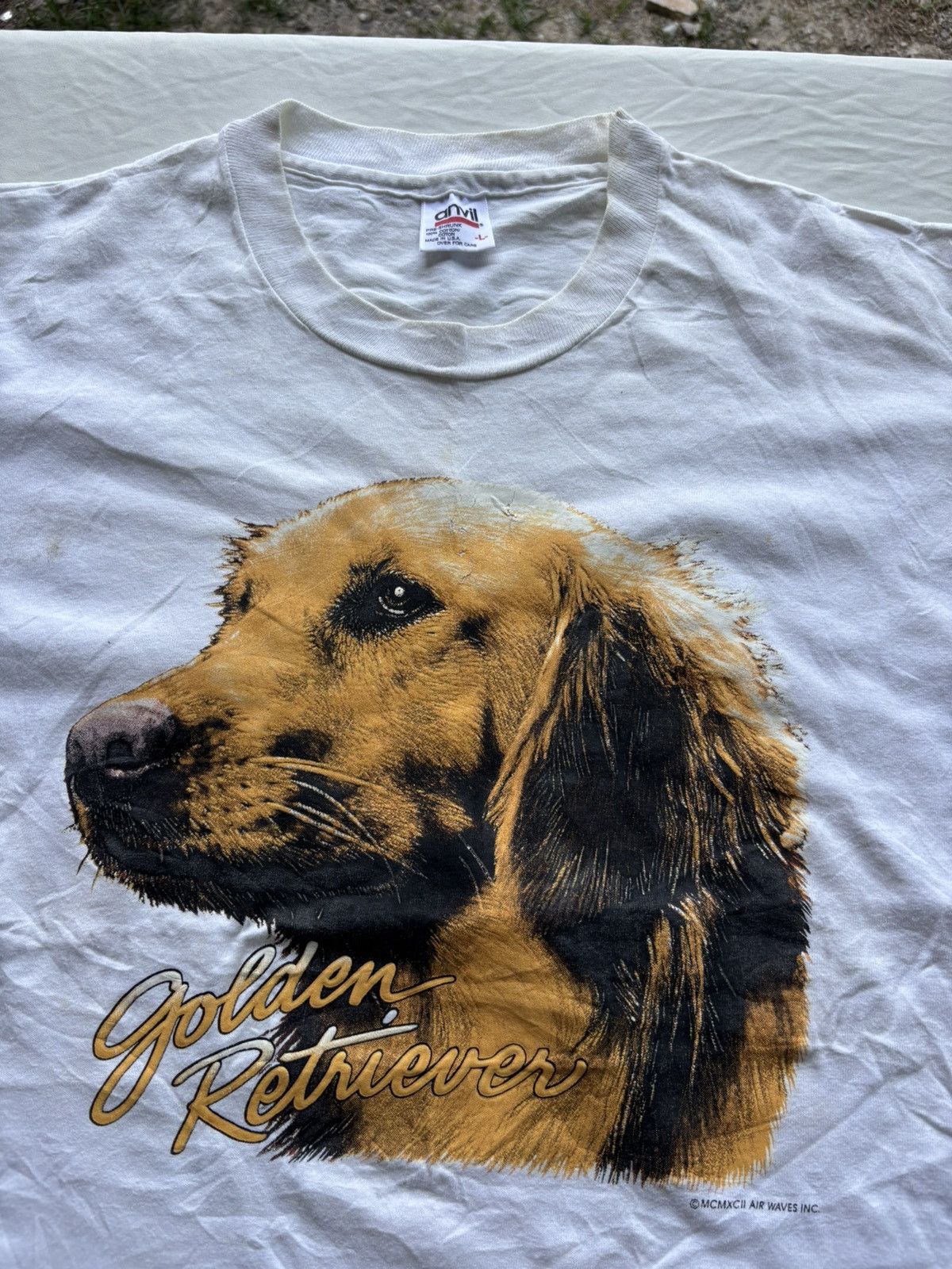 Vintage Vintage Golden Retriever Tshirt Size US L / EU 52-54 / 3 - 2 Thumbnail