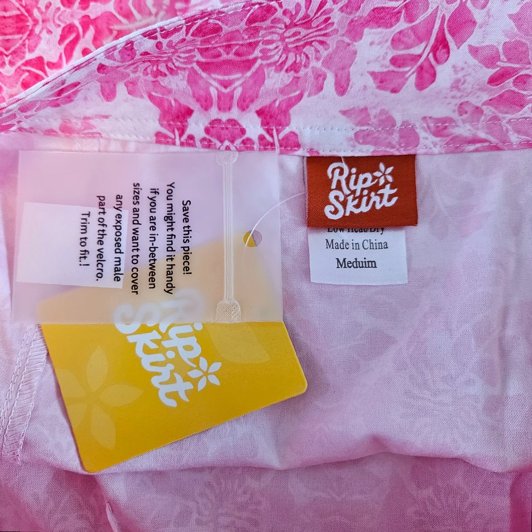Pinko Rip Skirt Wrap Skirt Womens Medium Pink Floral Knee Length Pockets 3 Size 32" / US 10 / IT 46 - 5 Thumbnail