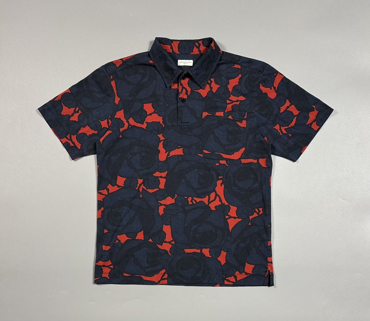 Dries Van Noten Dries Van Noten Floral Polo Shirt Size US M / EU 48-50 / 2 - 1 Thumbnail