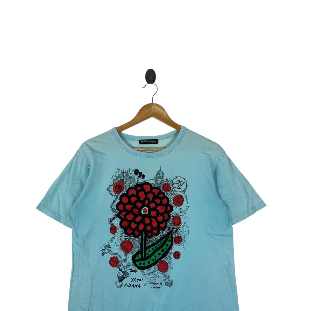 Yayoi Kusama YAYOI KUSAMA x SATOSHI OHNO 24 Hour Television Tee Shirt Top Size L / US 10 / IT 46 - 2 Thumbnail
