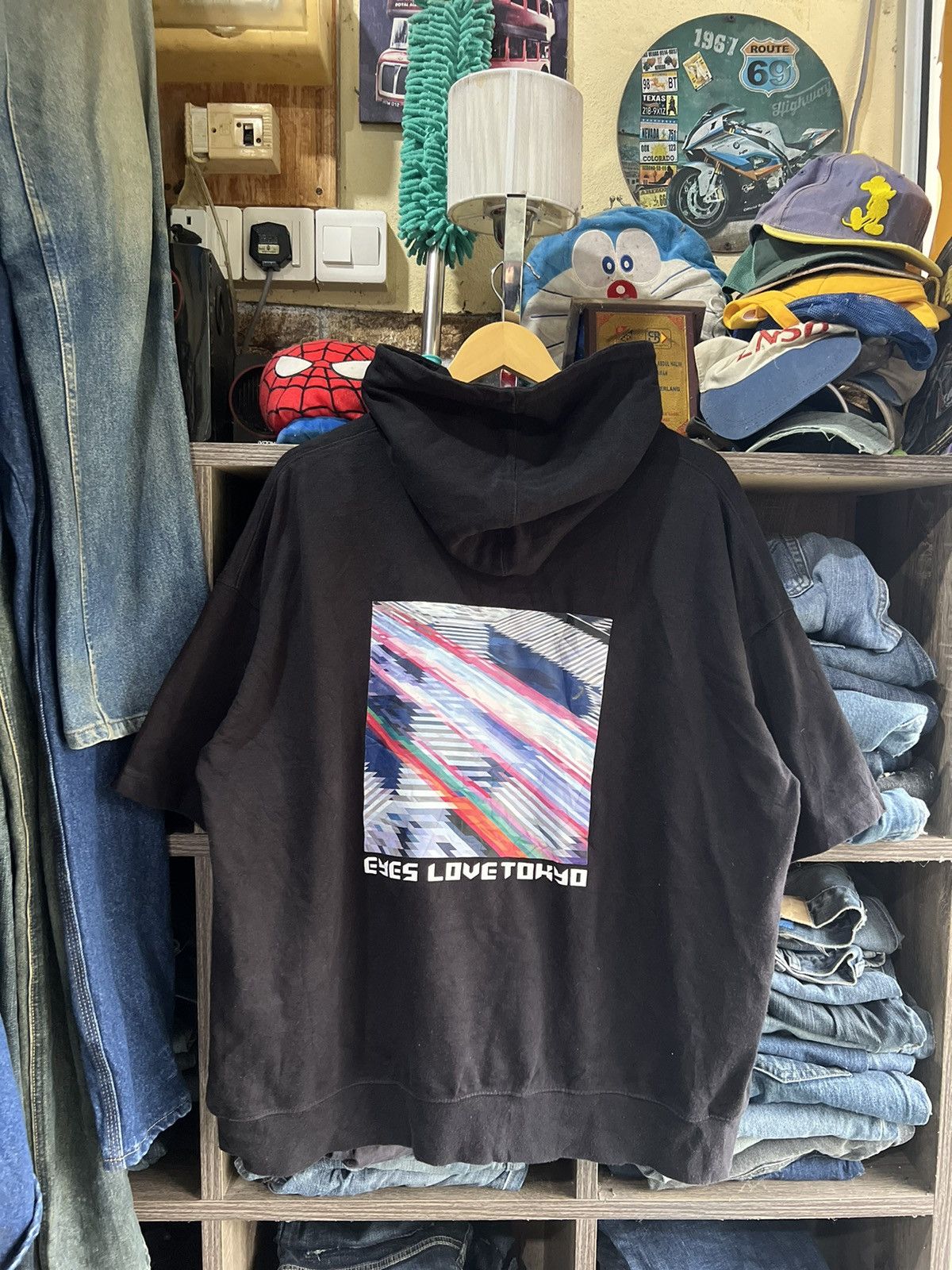 GU 🔥Rare Gu x Tadaomi Shibuya Eyes Love Tokyo Hoodie Size US XL / EU 56 / 4 - 1 Thumbnail