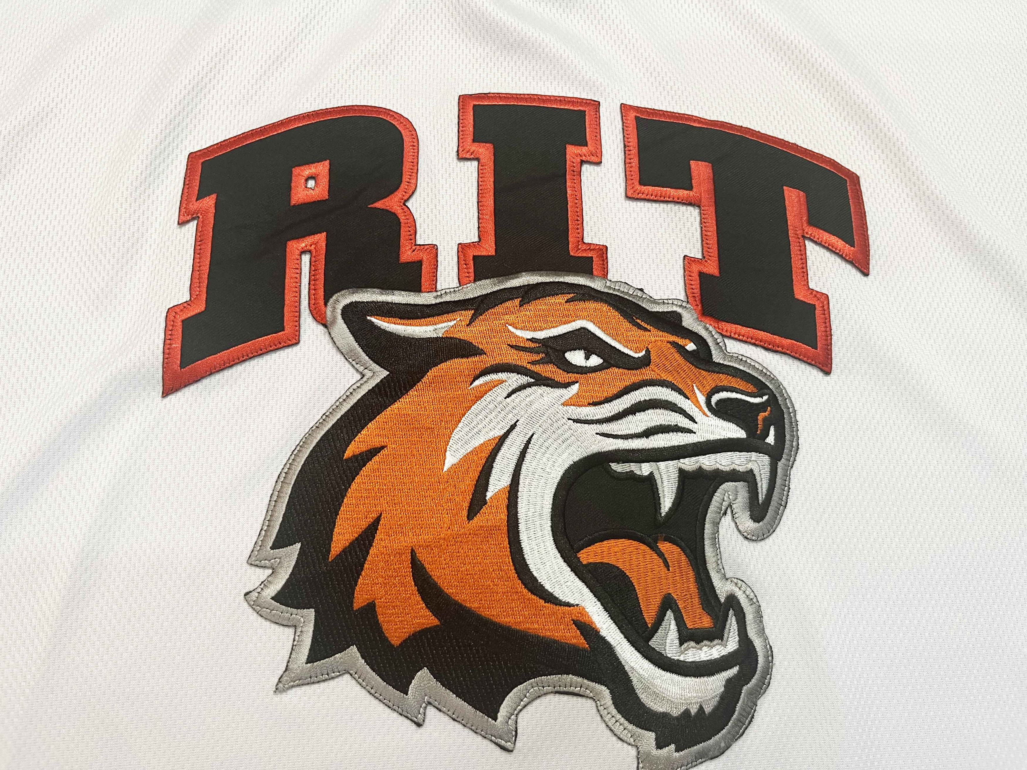 Champion Champion RIT Tigers Rochester Technology Hockey Jersey Size US M / EU 48-50 / 2 - 2 Thumbnail