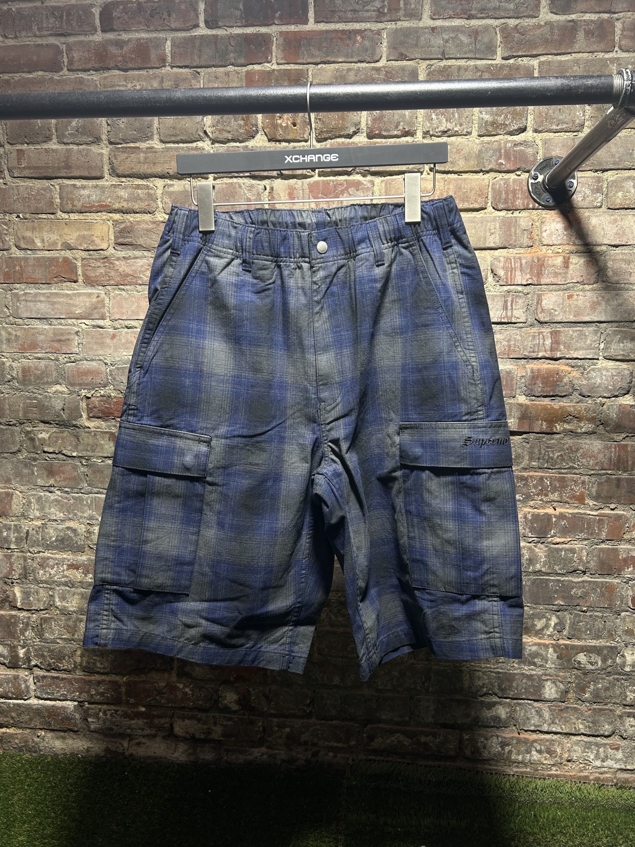 Supreme Plaid Cargo Shorts