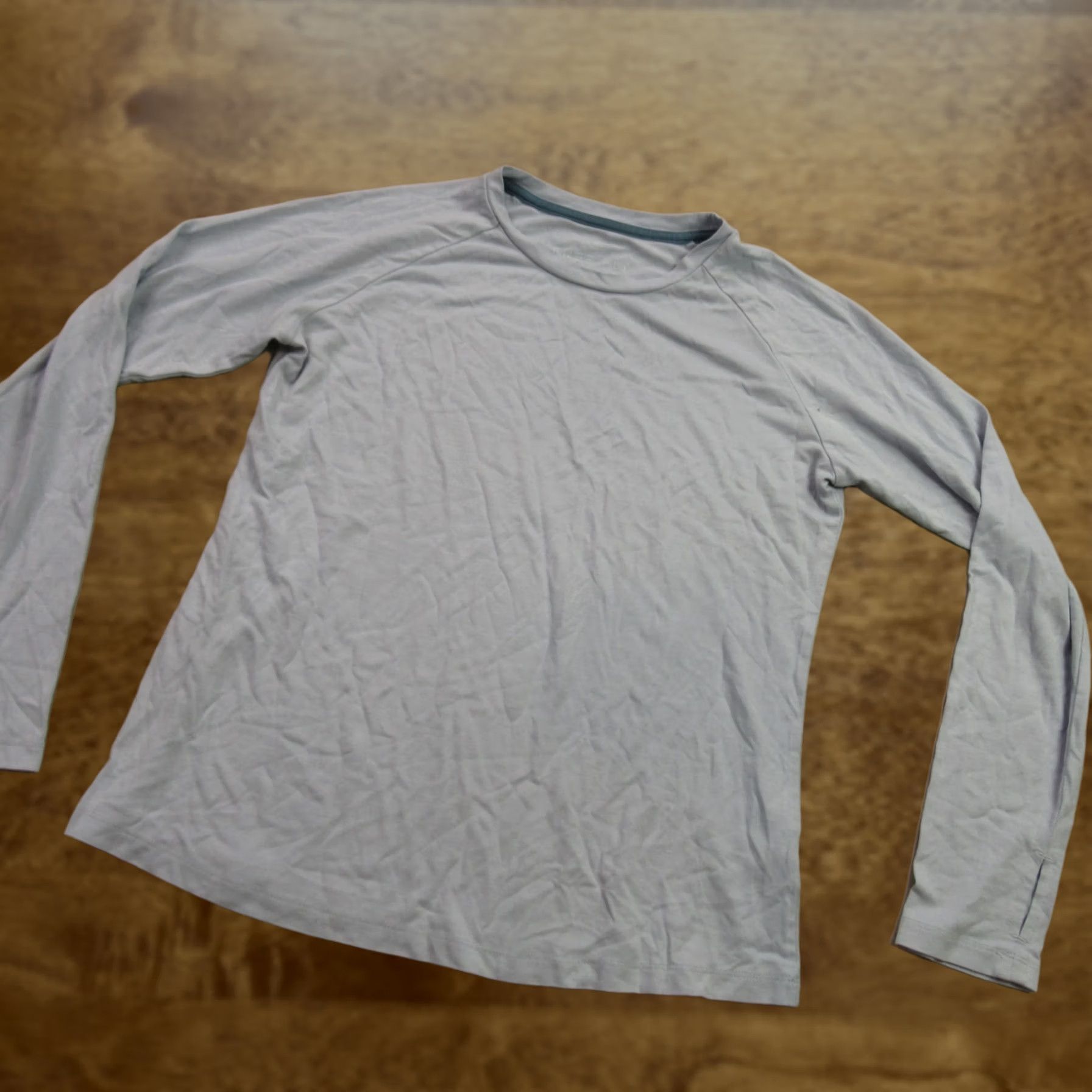 Vintage Free Fly Shirt Womens Small Long Sleeve Crew Neck Blue Outdoors Casual Shirt Size S / US 4 / IT 40 - 1 Thumbnail
