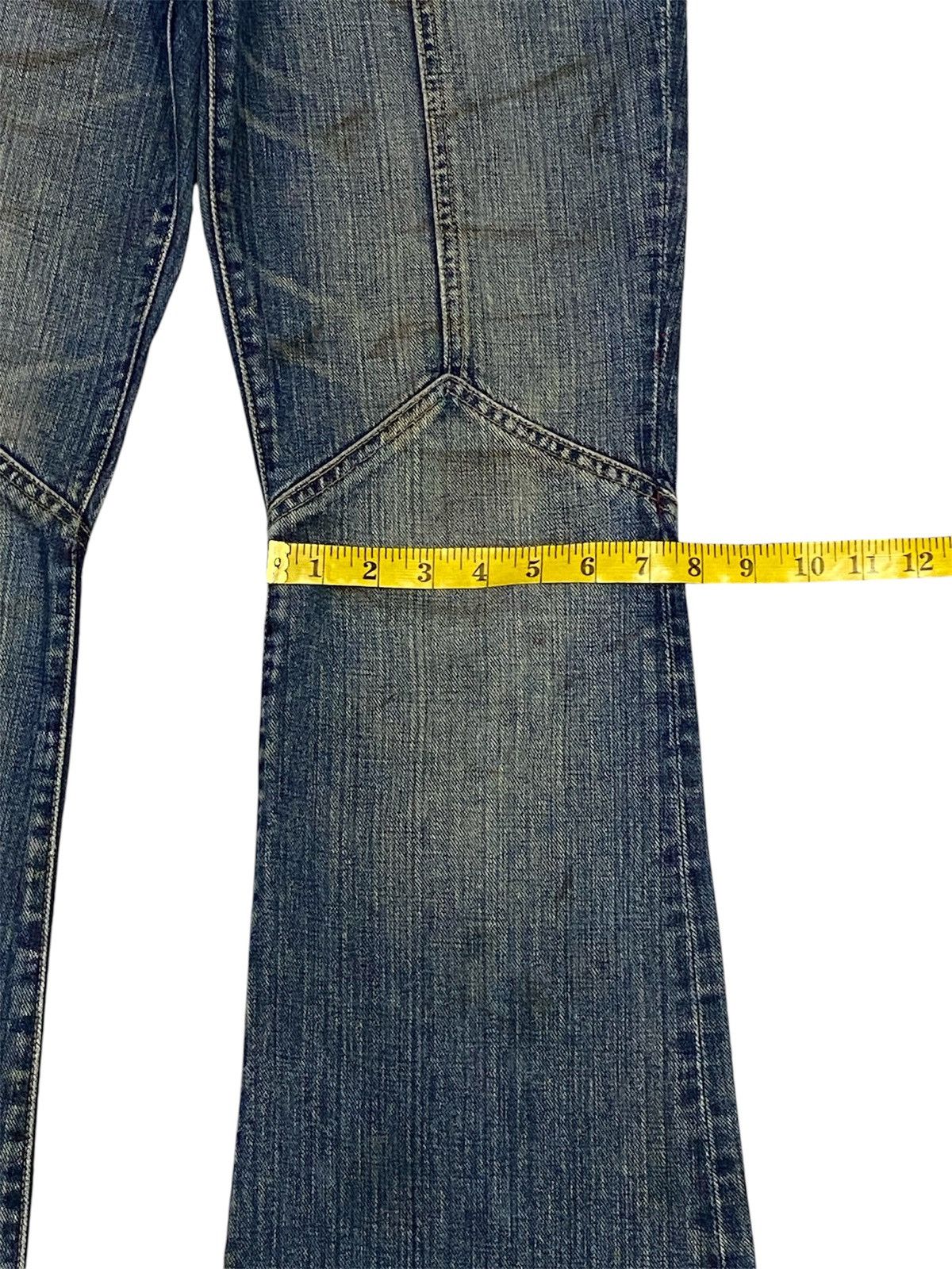 Tornado Mart 💃Tornado Mart Mud Wash Backlace Flared Jeans Size US 30 / EU 46 - 19 Thumbnail