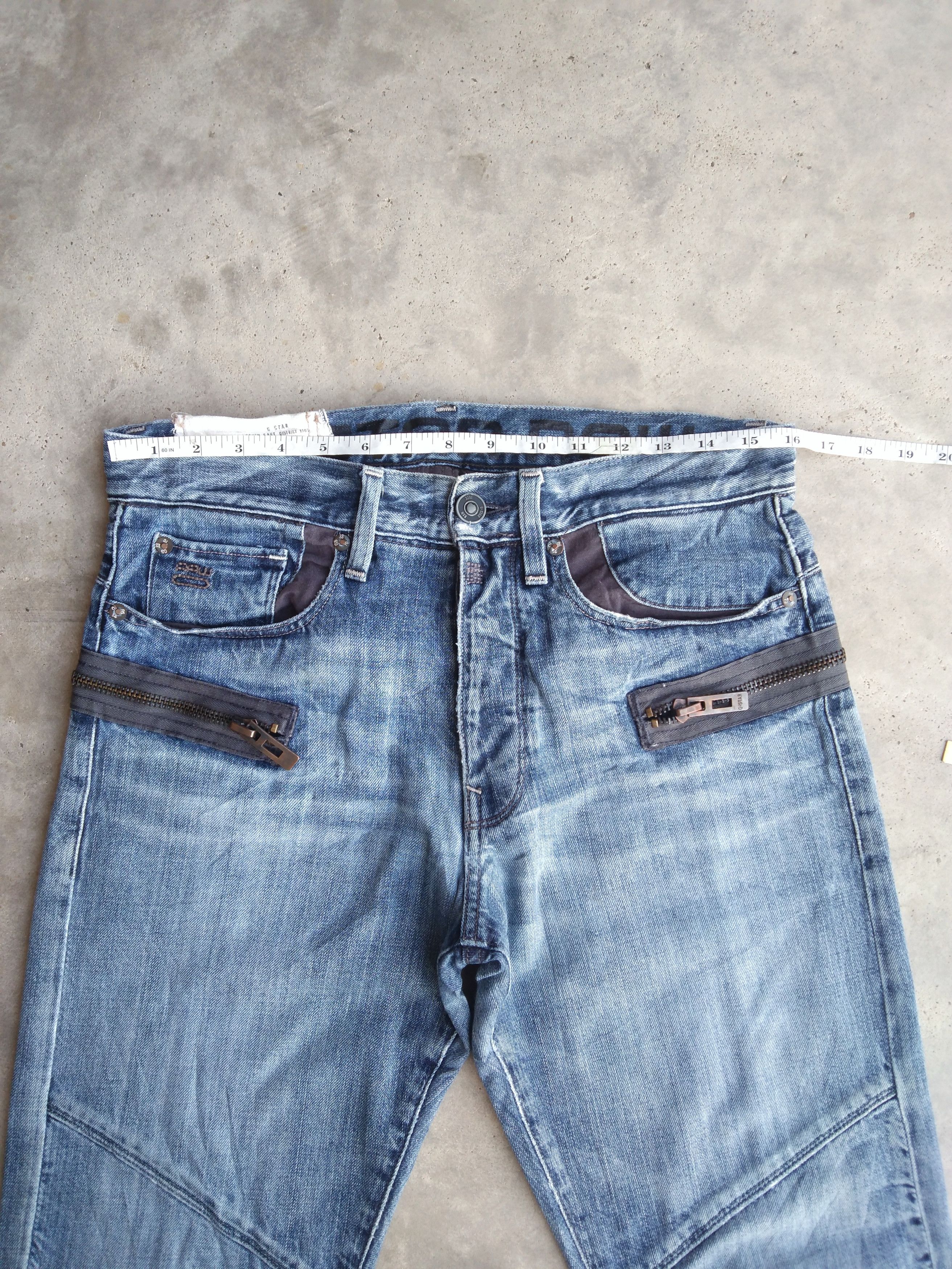 G-Star G Star Raw ZIPPED Jeans 32x35 Size US 32 / EU 48 - 10 Thumbnail