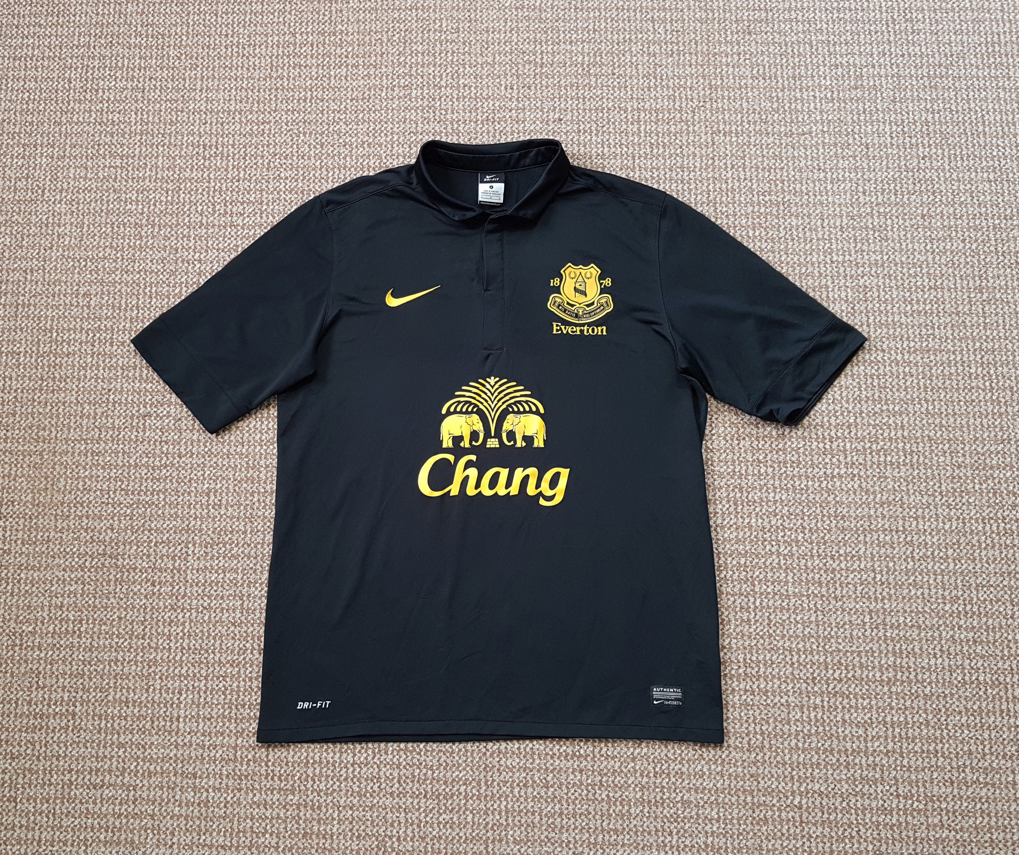 Nike Nike Everton 2012-13 Away Soccer Football Jersey Shirt sz L Size US L / EU 52-54 / 3 - 1 Thumbnail