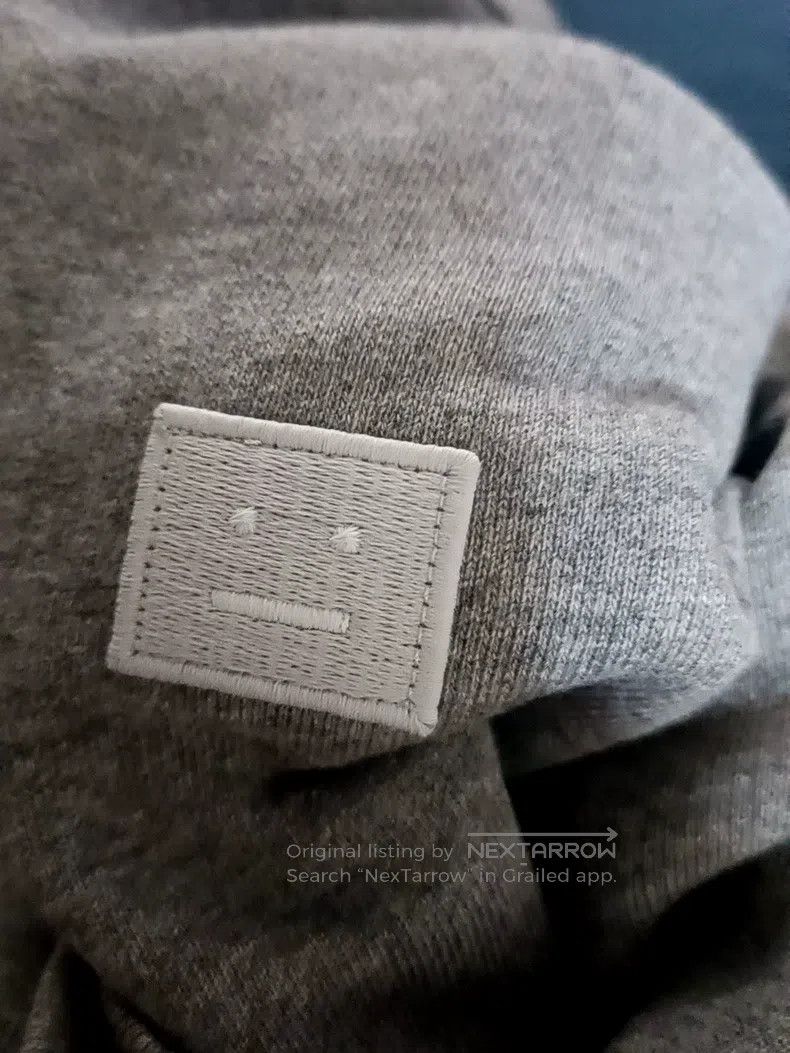 Acne Studios Acne Studios Smiley sweatshirt, gray Size M / US 6-8 / IT 42-44 - 7 Thumbnail