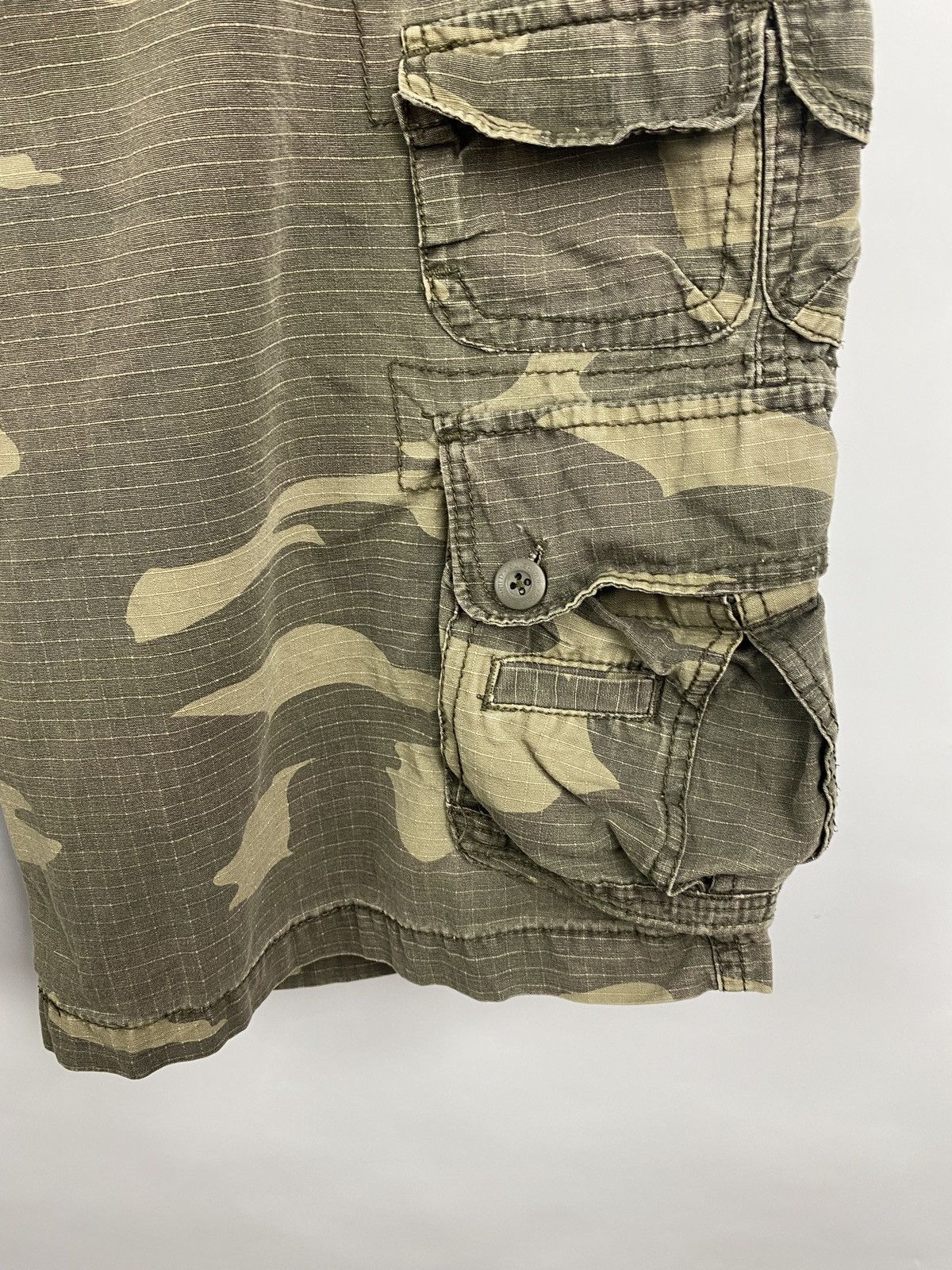 Ecko Unltd. 🇺🇸 Vintage 90s Ecko Unlimited Rap Japan Military Cargo Shorts Size US 34 / EU 50 - 6 Thumbnail