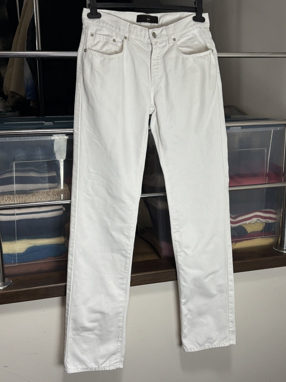 Z Zegna Z Zegna Vintage White Straight Pants Size US 32 / EU 48 - 2 Thumbnail