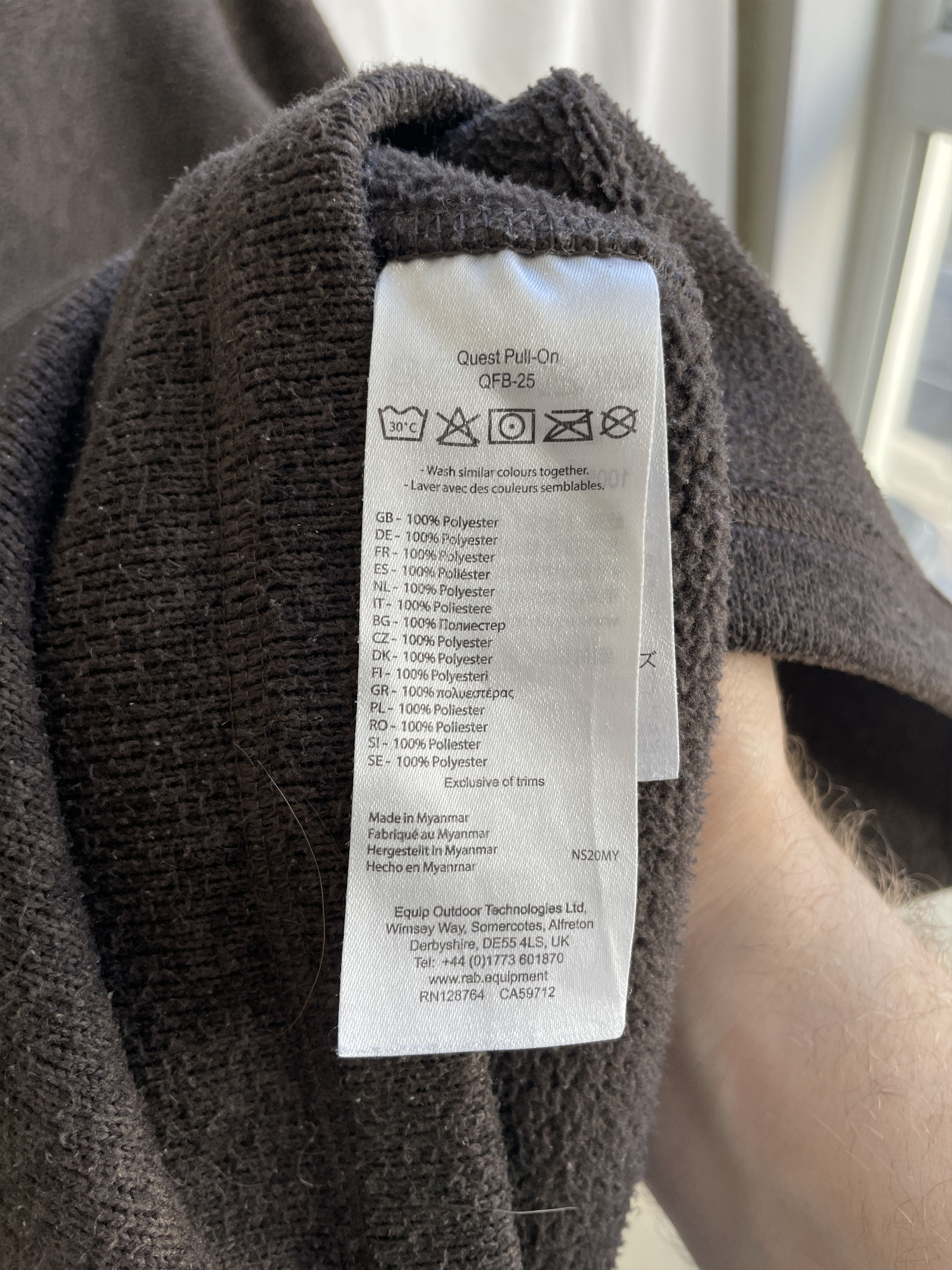 Rab Rab Quest Half Zip Fleece Brown Pullover Size L Size US L / EU 52-54 / 3 - 6 Thumbnail