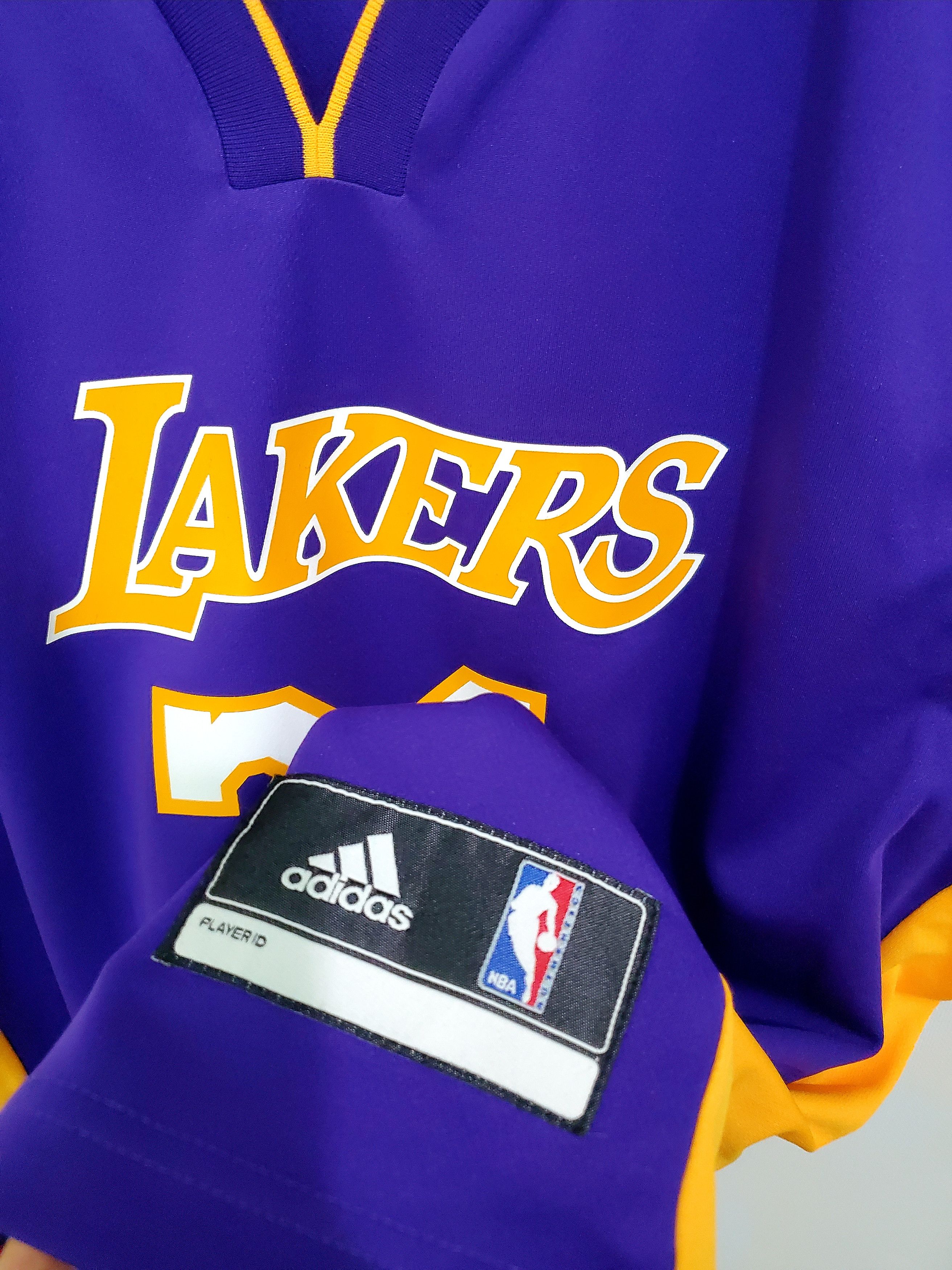 Adidas × NBA LOS ANGELES LAKERS #24 KOBE BRYANT jersey New condition Xl Size US XL / EU 56 / 4 - 4 Thumbnail