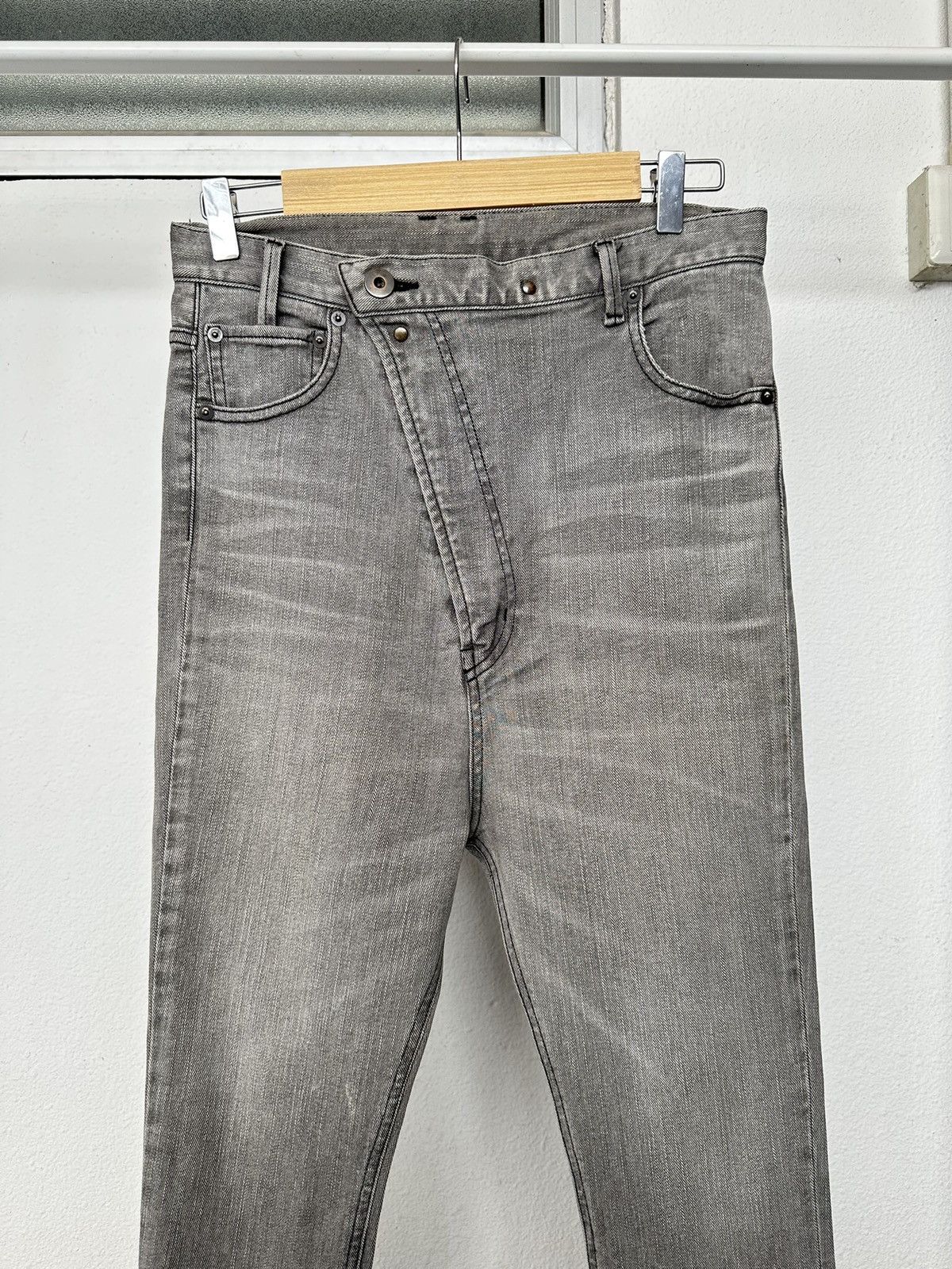 Japanese Brand 2011 ss - AG by Experiment high rise asymmetrical jeans Size US 30 / EU 46 - 11 Thumbnail