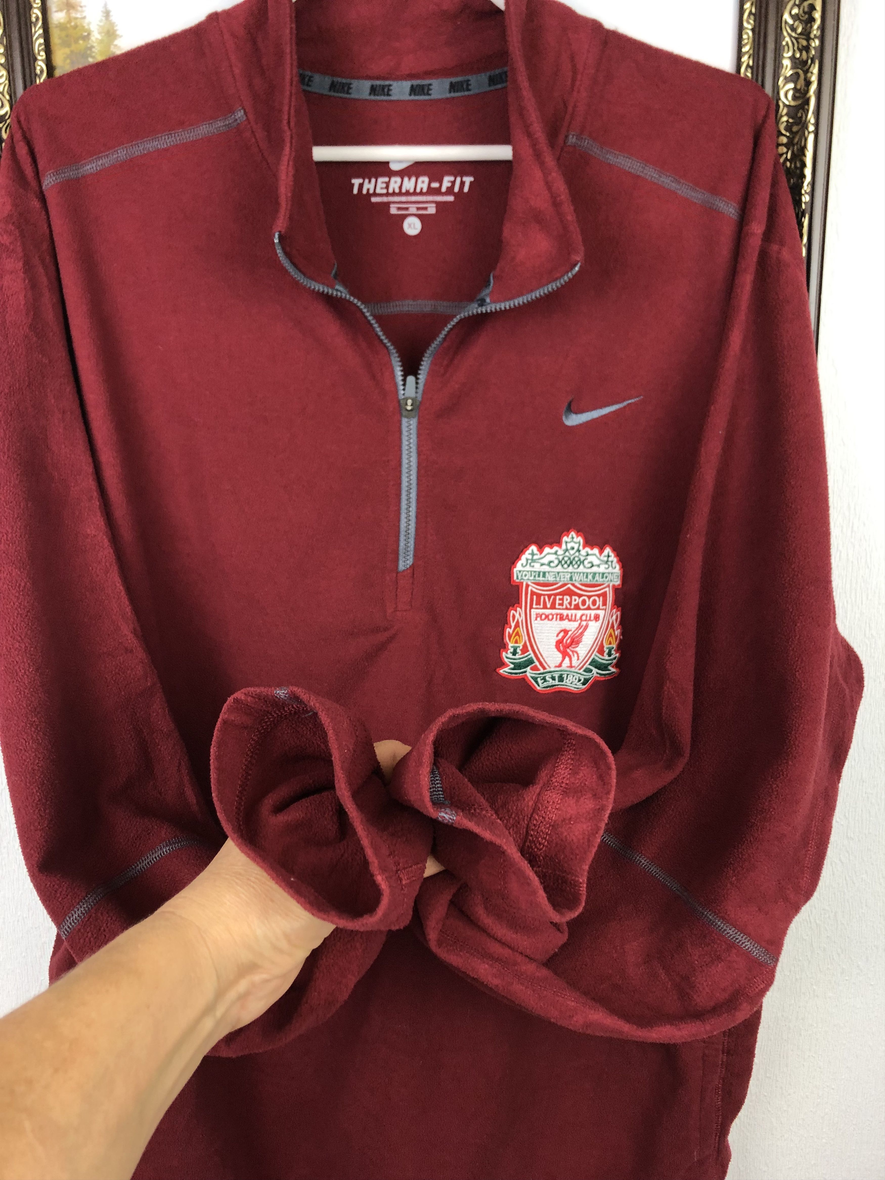 Nike Nike Liverpool Jacket Therma Fit Soccer Sweatshirt Warm Size US XL / EU 56 / 4 - 8 Thumbnail