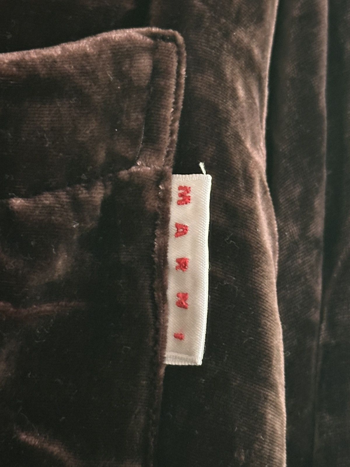 Marni Brown Velvet Shirt Size US S / EU 44-46 / 1 - 5 Thumbnail