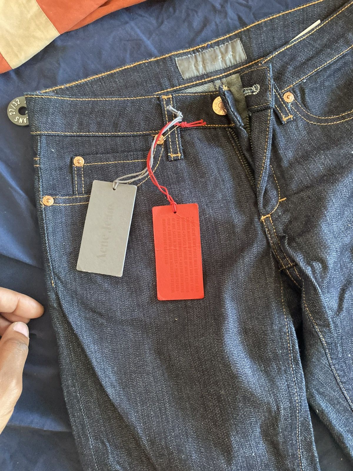 Acne Studios Vintage Acne Jeans “Mic Rigid”- 27/32 - Raw Denim Size 27" / US 4 / IT 40 - 2 Thumbnail
