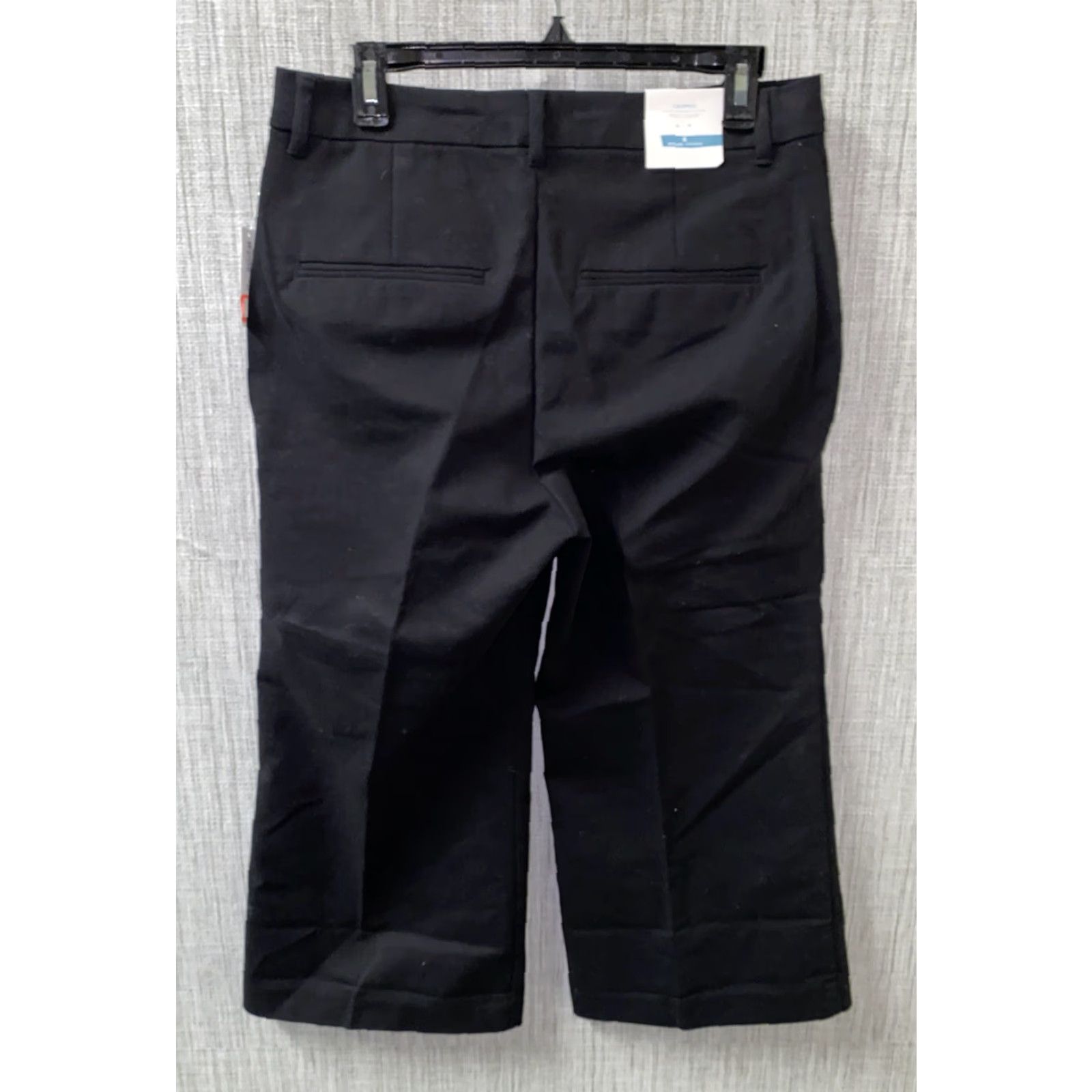 Old Navy Old Navy Womens Black Cropped Plus Court Casual Pants Size 8 NWT Size 30" / US 8 / IT 44 - 4 Thumbnail