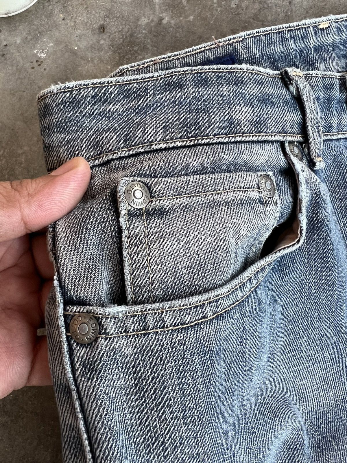 Edwin × If Six Was Nine × Japanese Brand 🌈Flare 90’s style Edwin Faded Washed Jean Size US 28 / EU 44 - 7 Thumbnail