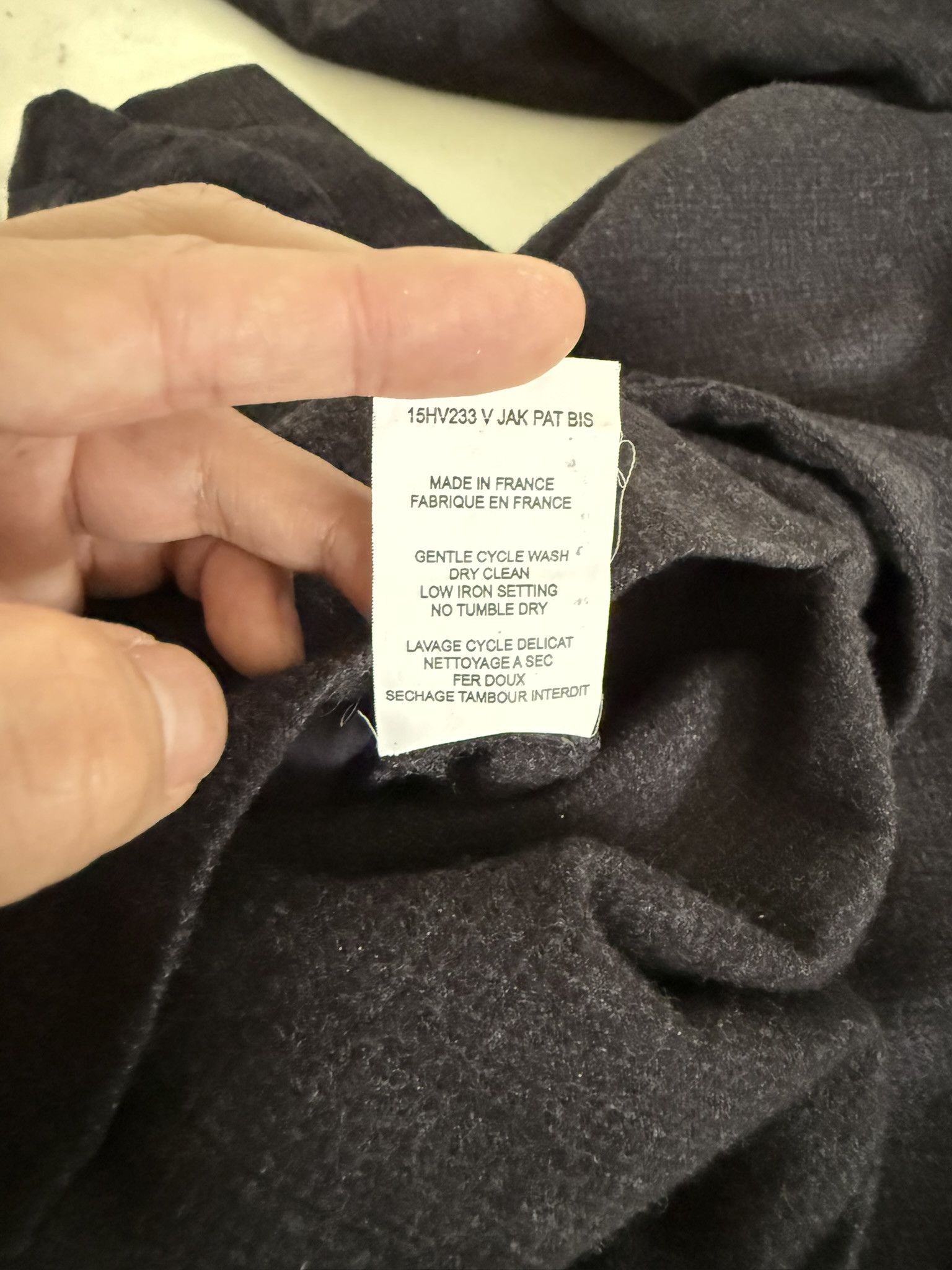 Casey Casey Wool Plaid Gray Charcoal Coat / Suit Size M Size 38R - 9 Thumbnail