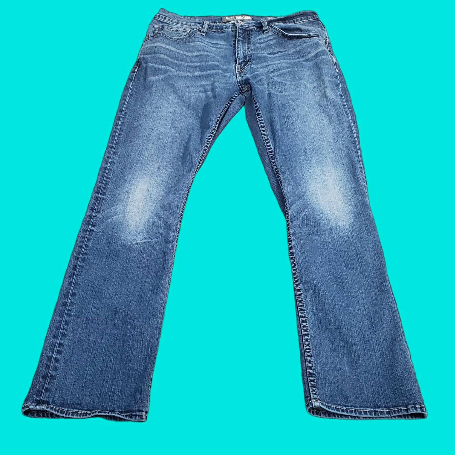 Vintage BKE Buckle Jeans Mens 36 Jeans Straight Leg Blue Medium Wash Denim Non-Vintage casual 30 in Inseam Buckle Logo Pockets Regular fit Mens Size US 36 / EU 52 - 1 Thumbnail
