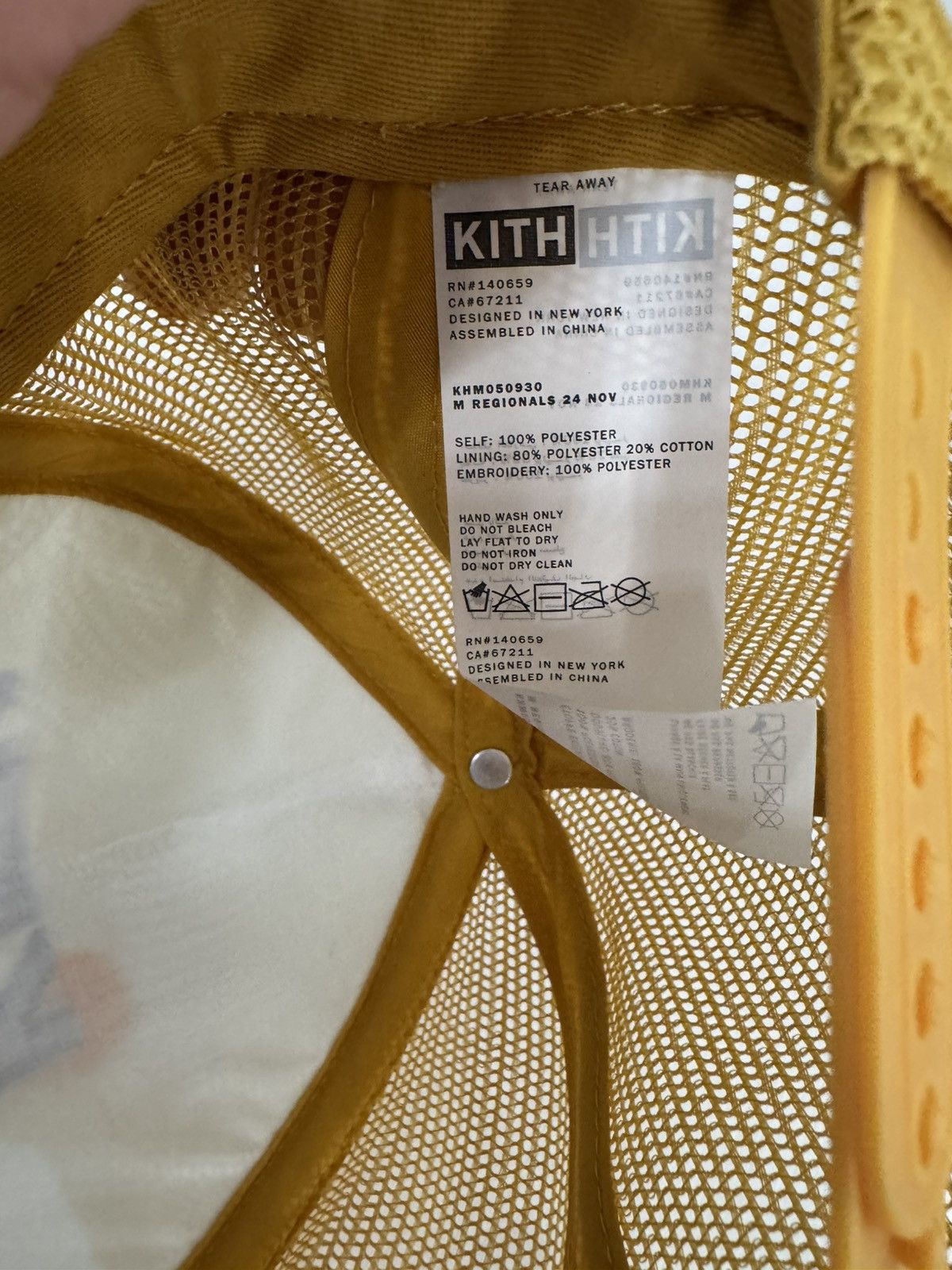 Kith KITH Hawaii yellow meshback trucker hat 2025 used Size ONE SIZE - 6 Thumbnail