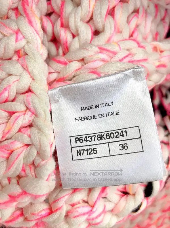Chanel Chanel Pink Knit Women's Jacket . Size M / US 6-8 / IT 42-44 - 8 Thumbnail