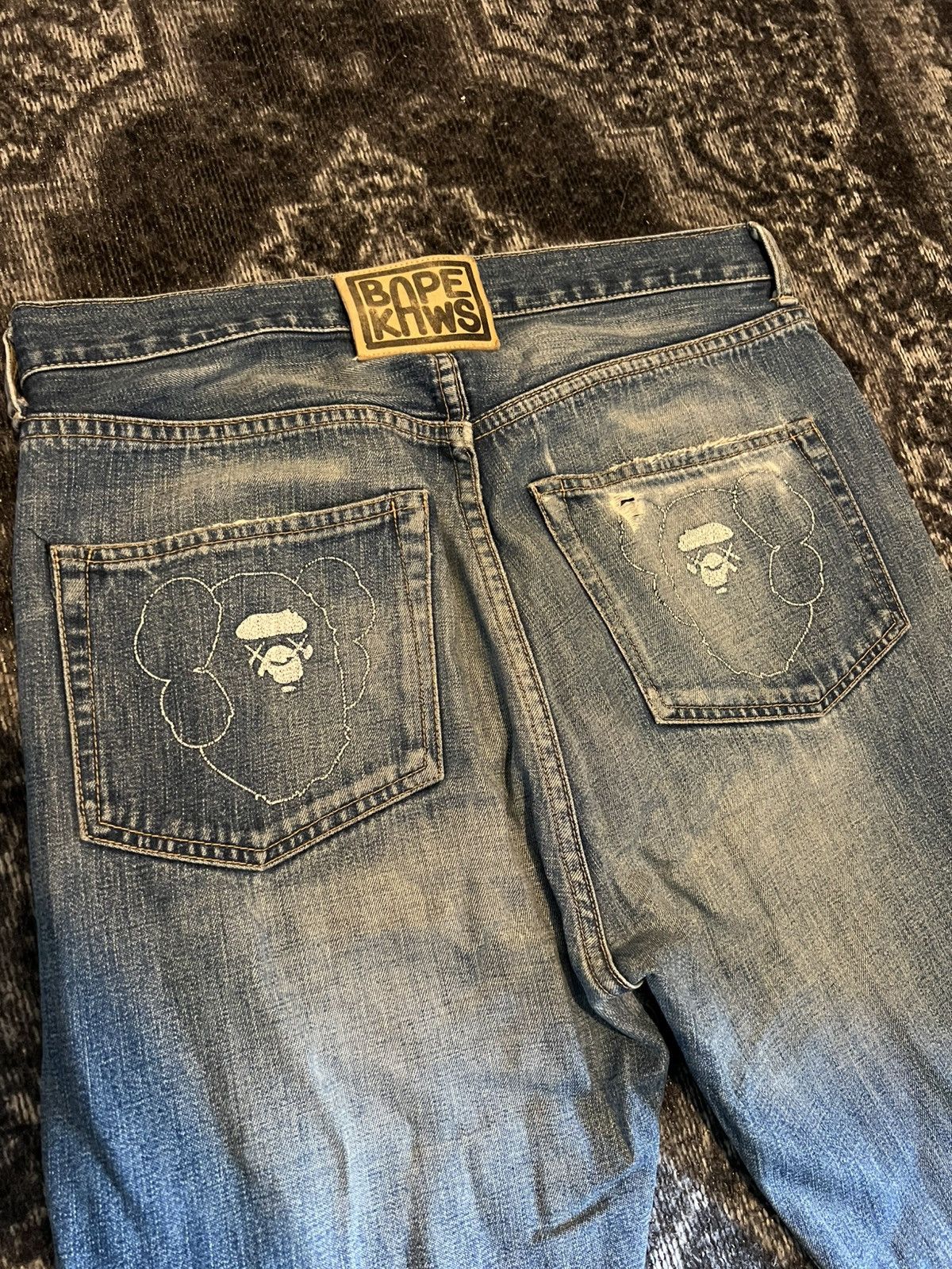 Bape × Kaws Bape X kaws jeans Size US 30 / EU 46 - 1 Thumbnail