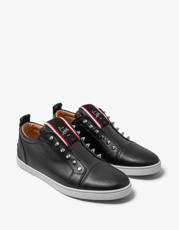 Christian Louboutin o1s1wg110924 F.a.v Fique A Vontade Snekers in Black Size US 9 / EU 42 - 1 Thumbnail