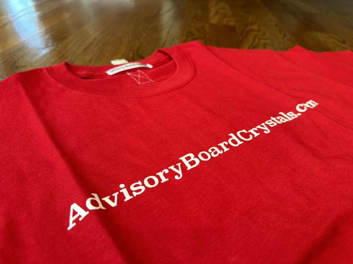 Advisory Board Crystals Medium ABC Website Tee Red Shirt abc 123. Size US M / EU 48-50 / 2 - 3 Thumbnail
