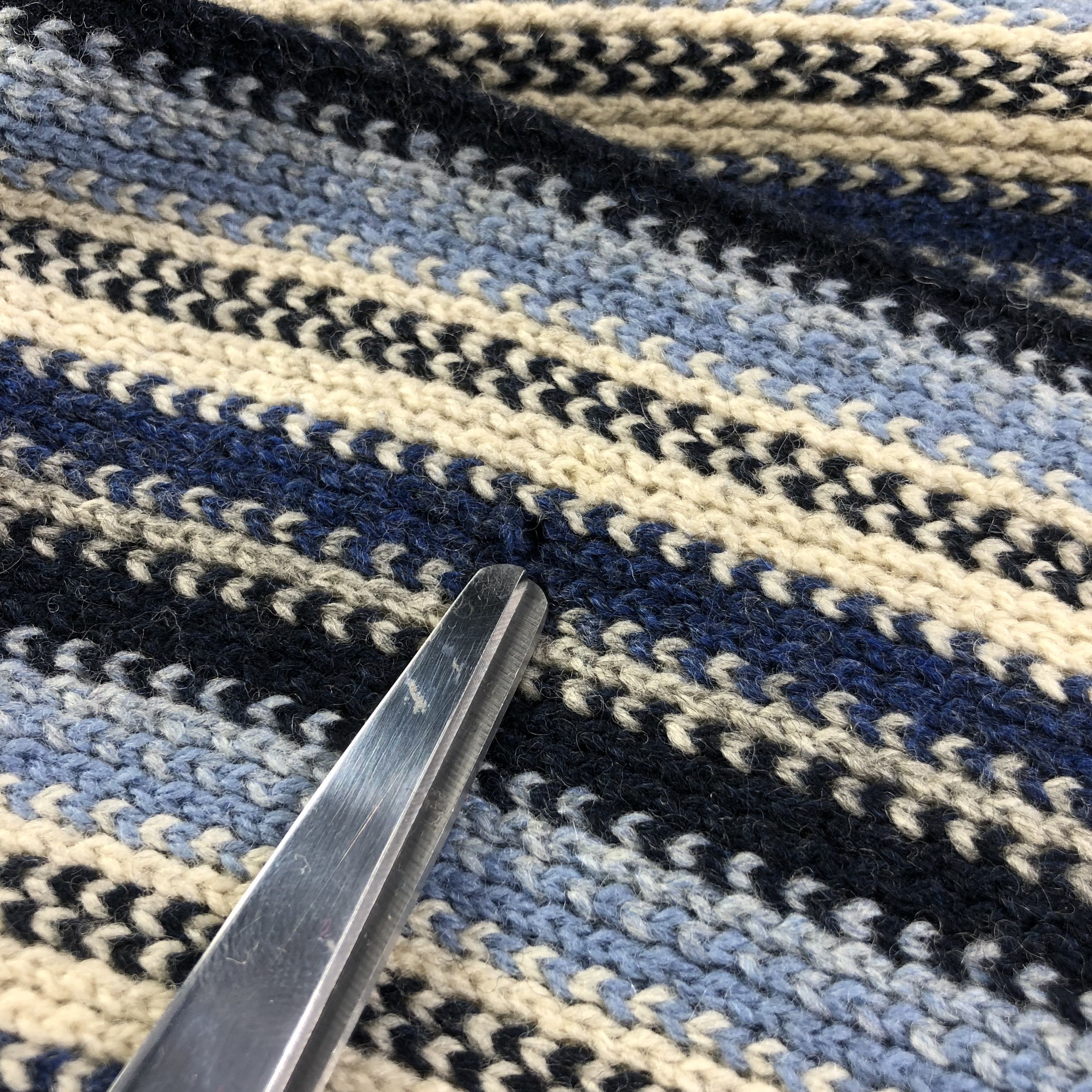 Eddie Bauer Eddie Bauer Striped Knit Wool Scarf Muffler V1086 Size ONE SIZE - 5 Thumbnail