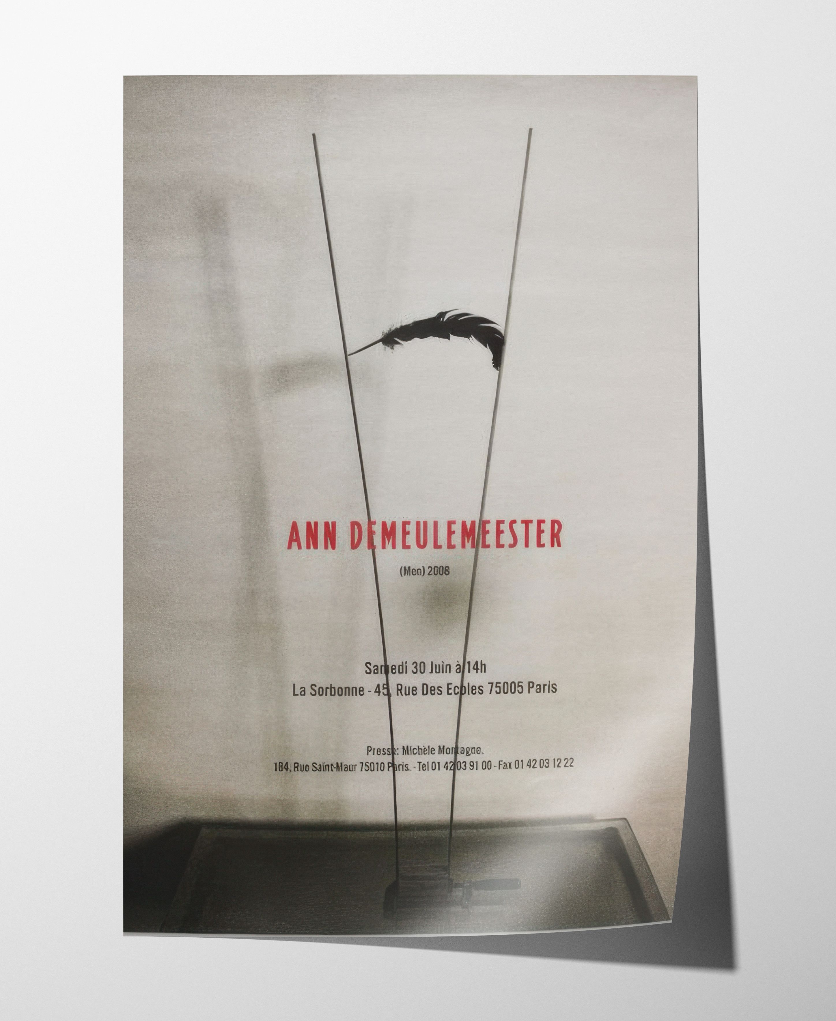 Ann Demeulemeester Ann Demeulemeester Poster Gift Vintage Book Magazine Size ONE SIZE - 2 Thumbnail