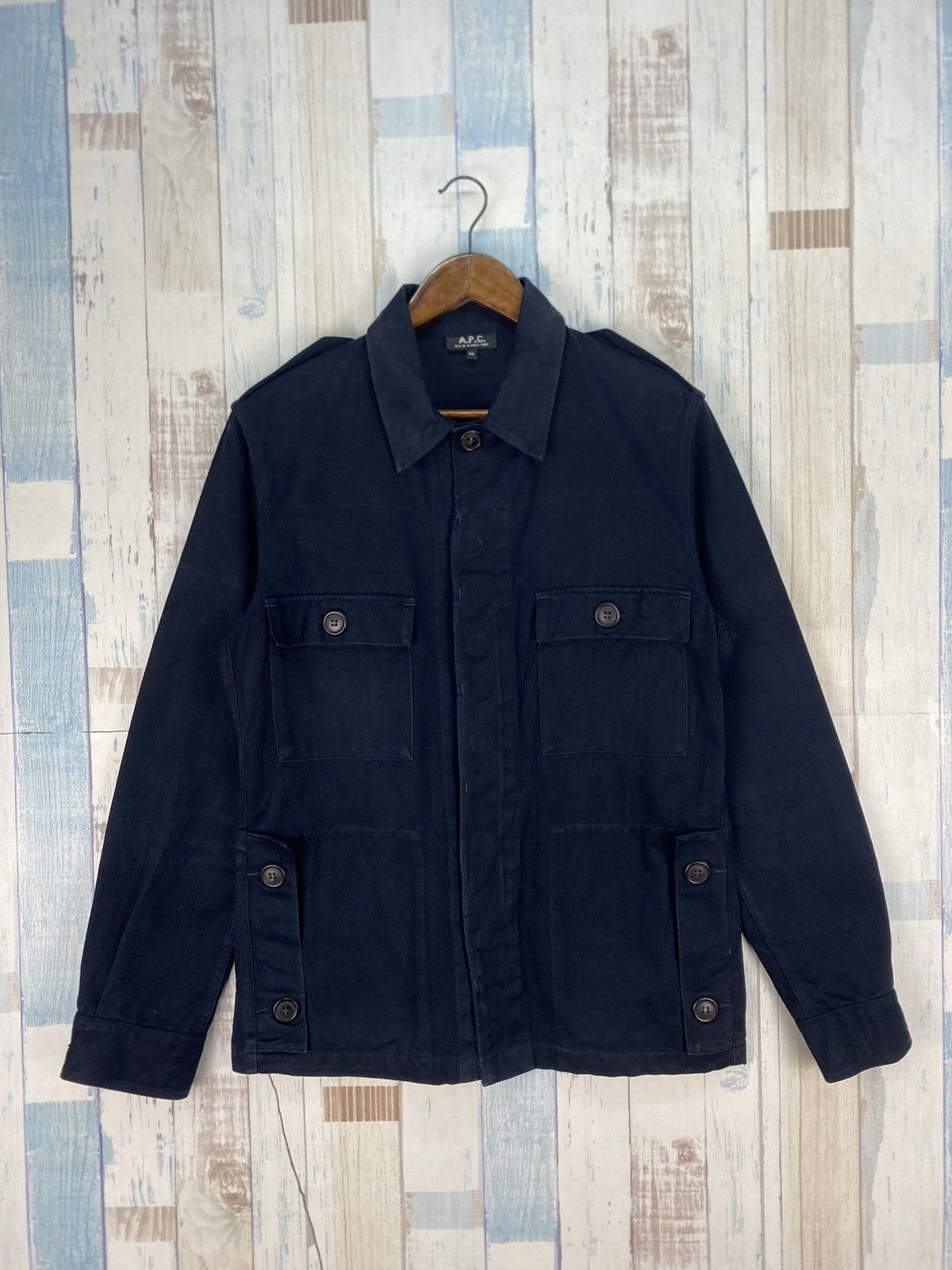 A.P.C. Jacket A.P.C Hiver 1997 Archive Black Denim Japan
