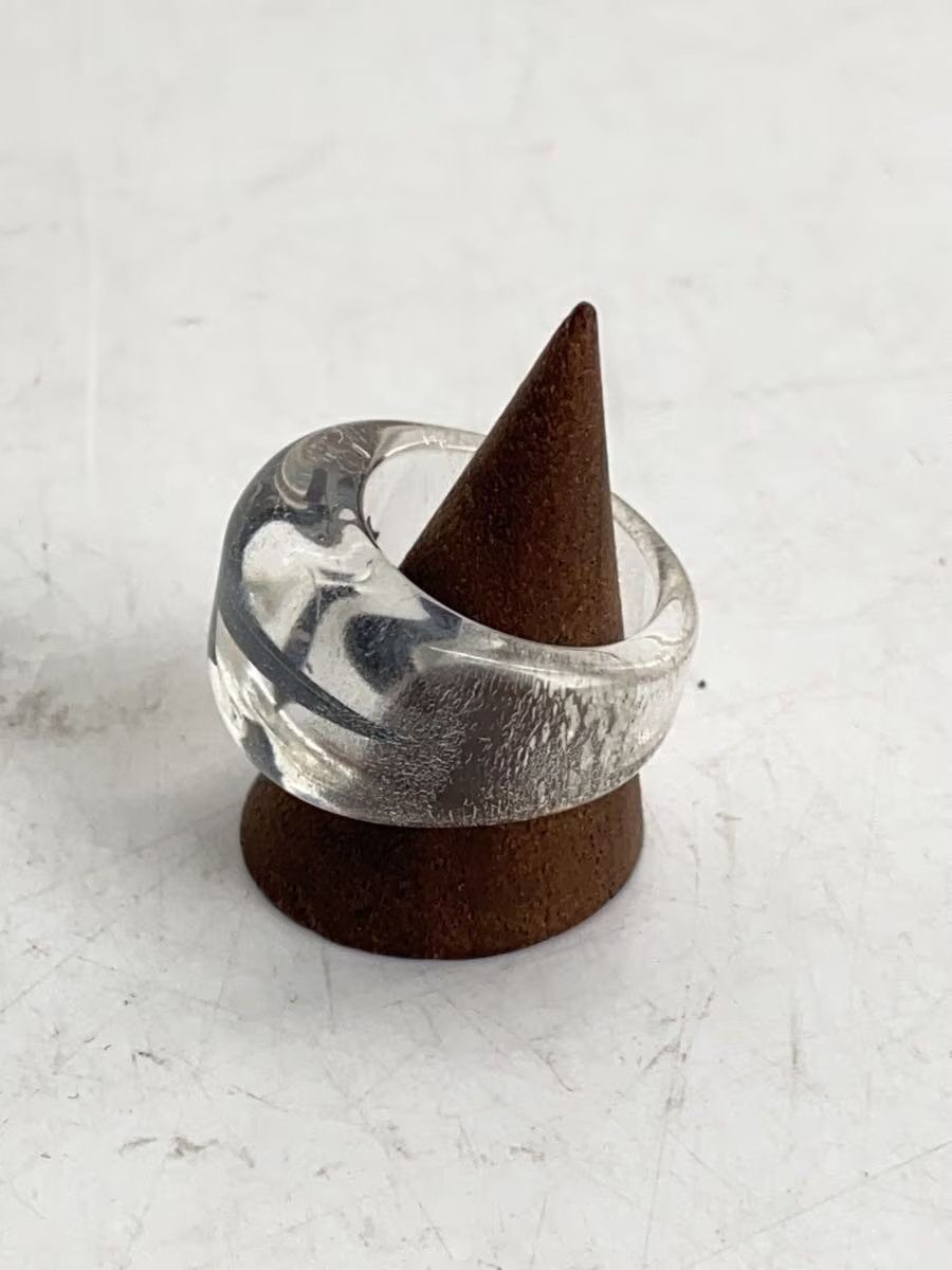 Vivienne Westwood Clear Cross Ring Size ONE SIZE - 2 Thumbnail