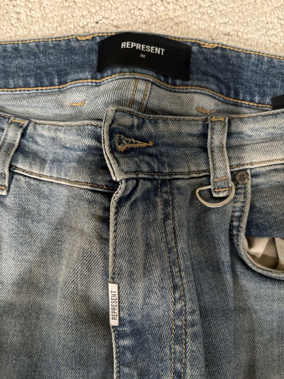 Represent Clo. Represent Destroyer Denim - 32 Size US 32 / EU 48 - 6 Thumbnail