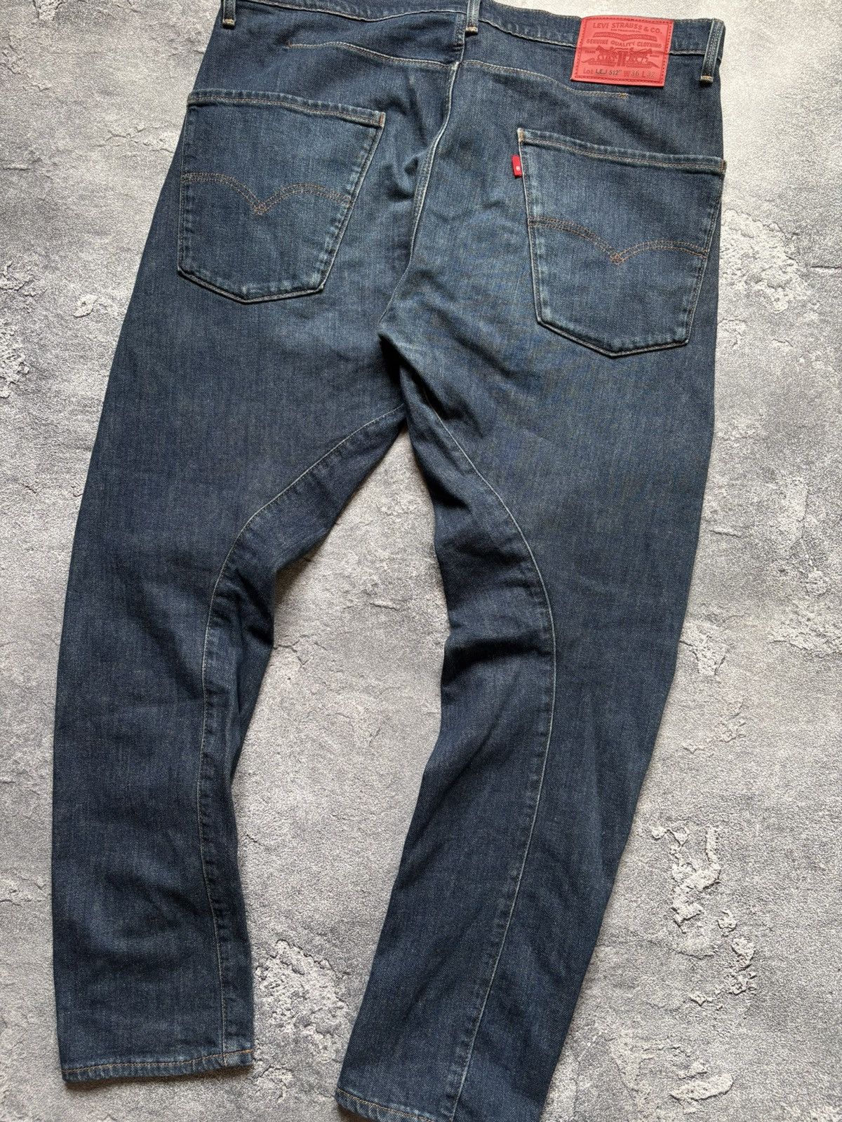 Levi's Levis Engineered LEJ 512 Twisted Leg Premium Denim Jeans Size US 36 / EU 52 - 5 Thumbnail