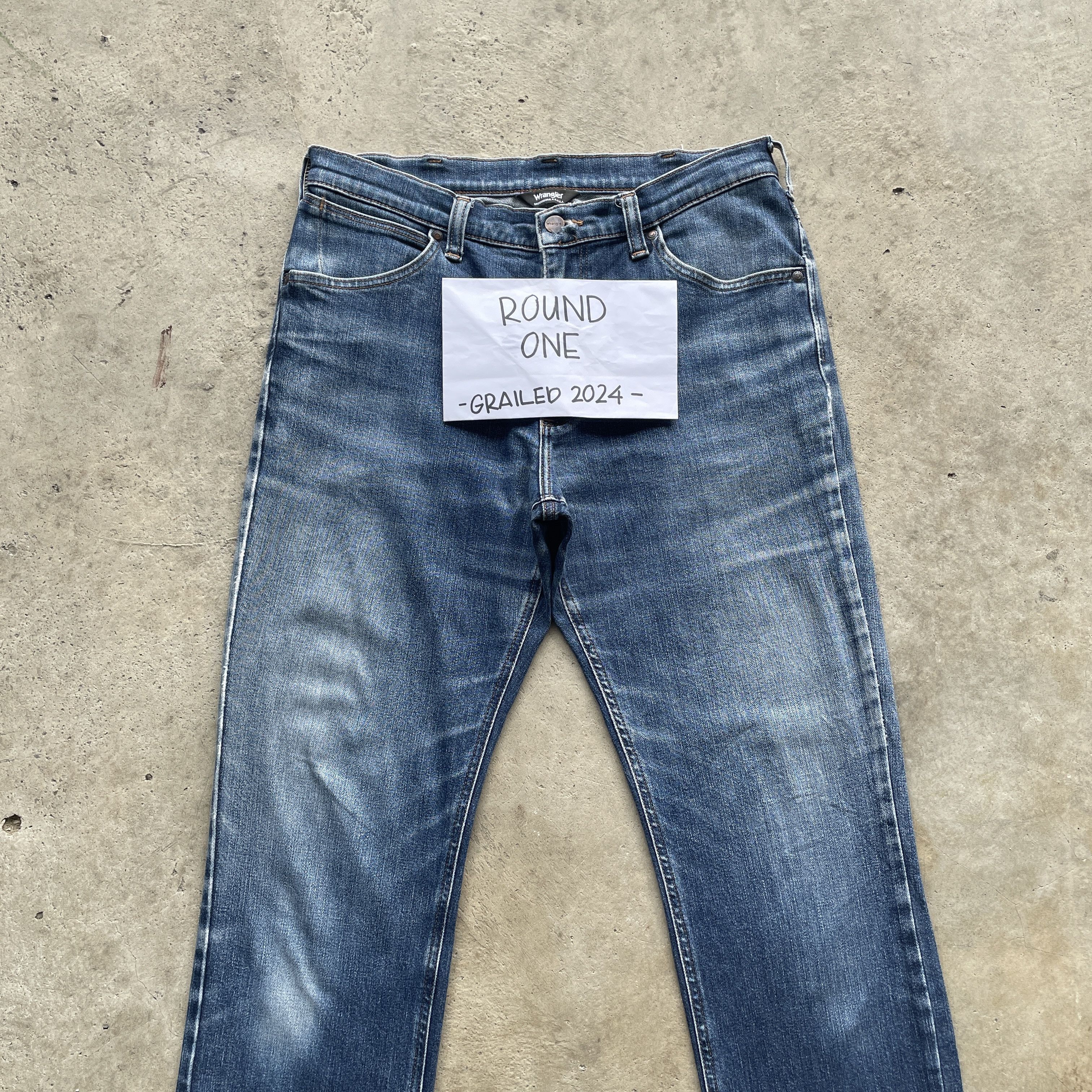 Jean × Wrangler VINTAGE WRANGLER JEANS FADED DENIM PANTS W31x29.5 Size US 31 - 3 Thumbnail