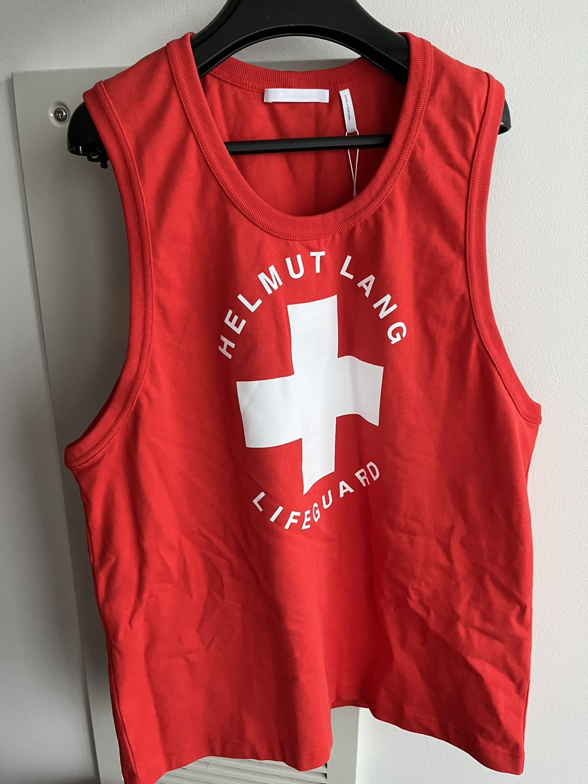 Helmut Lang Brand New Limited Edition Runway Lifeguard Logo Tank Top Size US XL / EU 56 / 4 - 10 Thumbnail