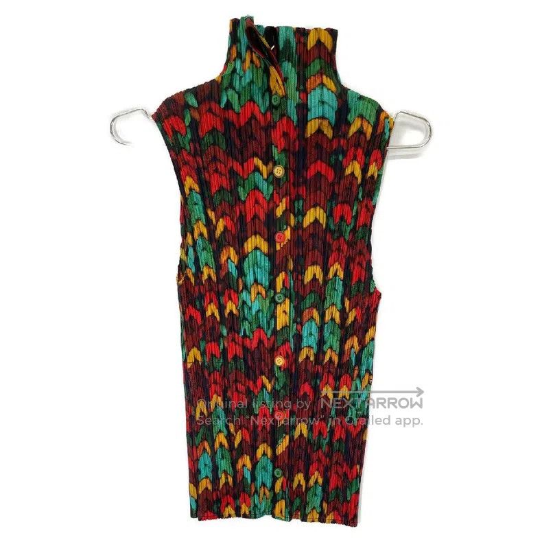 Issey Miyake Issey Miyake Color-block Vest Size M / US 6-8 / IT 42-44 - 3 Thumbnail