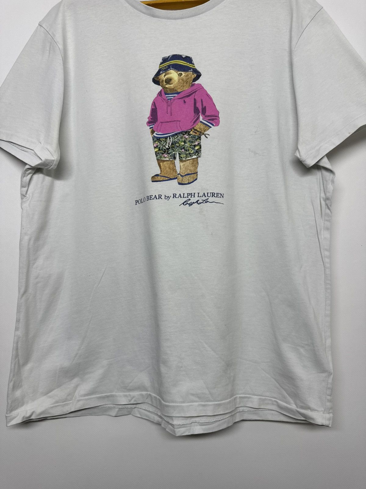 Polo Ralph Lauren Vintage Luxury Polo Ralph Lauren Bear tee Size US L / EU 52-54 / 3 - 7 Thumbnail