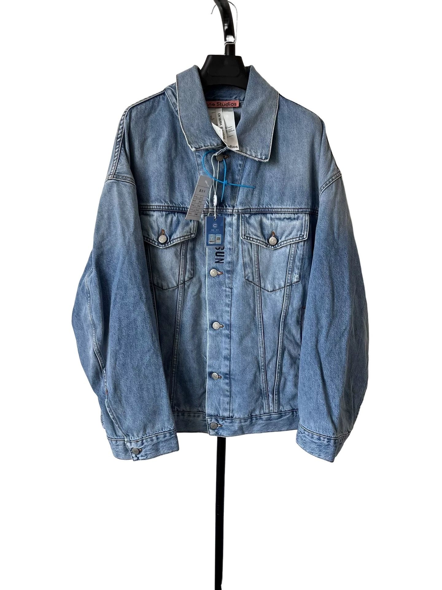 Acne Studios Acne Studios SUN Print Denim Jacket XS Size US XS / EU 42 / 0 - 1 Thumbnail