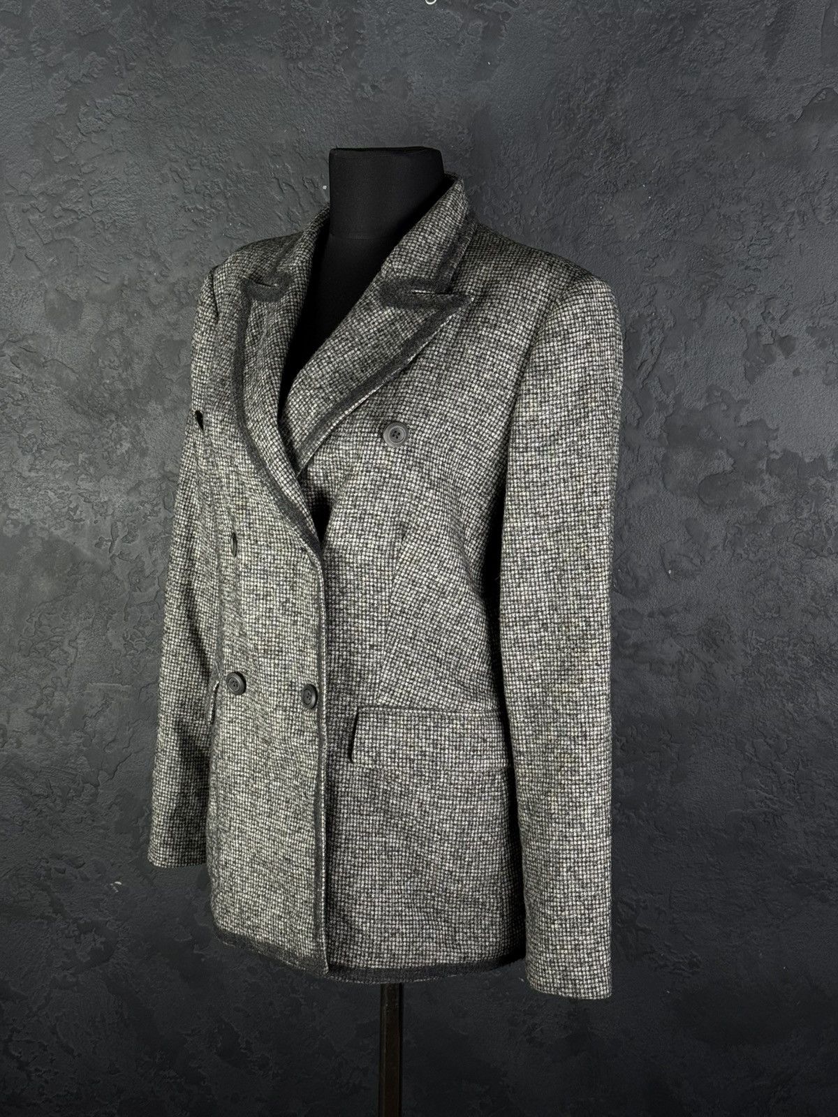 Boglioli BOGLIOLI Women’s Double - Breasted Wool Blazer Jacket Italy Size L / US 10 / IT 46 - 8 Thumbnail